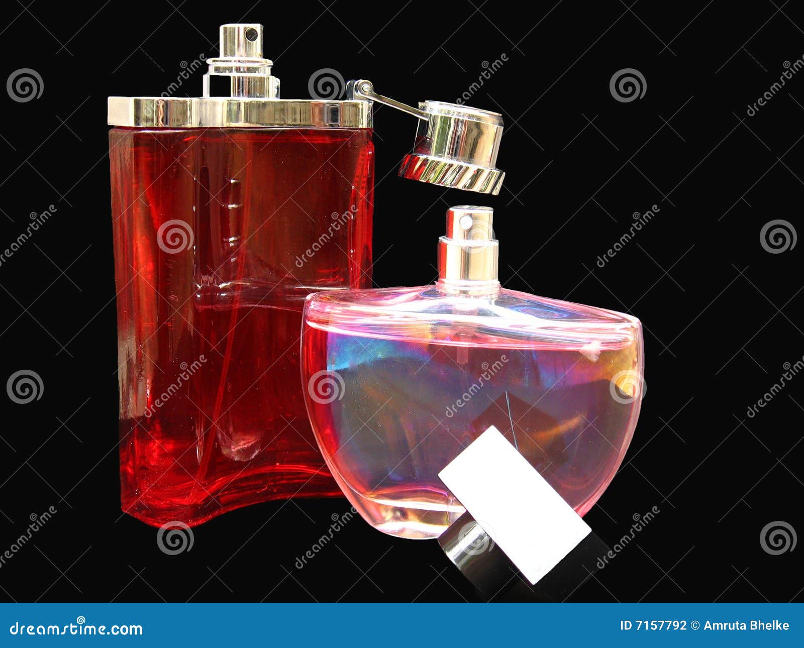Perfume Bottles stock photo. Image of ladies, pink, open 7157792
