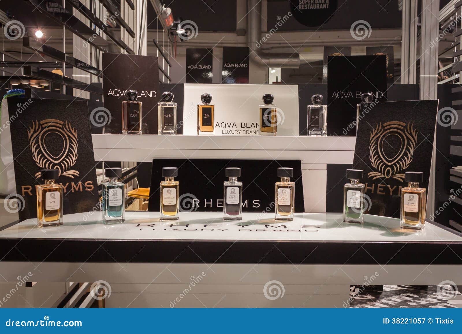 Perfume Bottles on Display at Mipap Trade Show in Milan, Italy ...