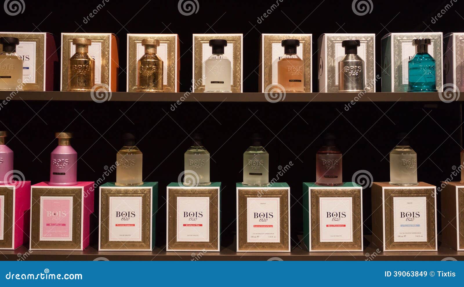 Perfume Bottles at Esxence 2014 in Milan, Italy Editorial Stock Image ...