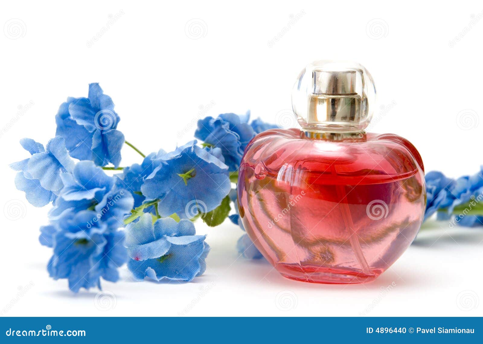 Perfume and Flower on White Background Stock Photo Image of freshness