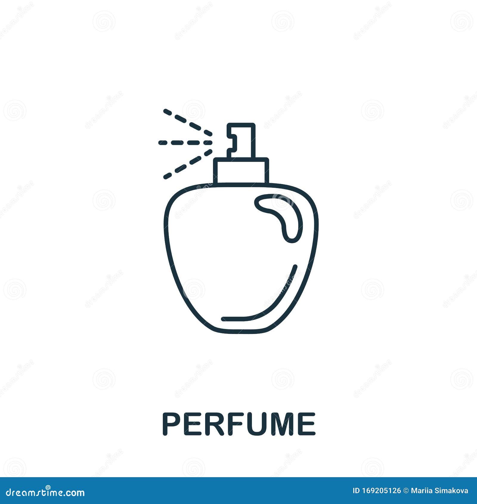 Perfume Icon from Makeup and Beauty Collection. Simple Line Element ...