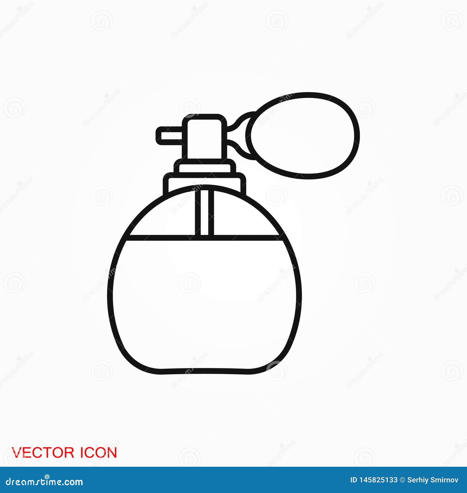 Perfume Icon Vector Sign Symbol for Design Stock Vector - Illustration ...