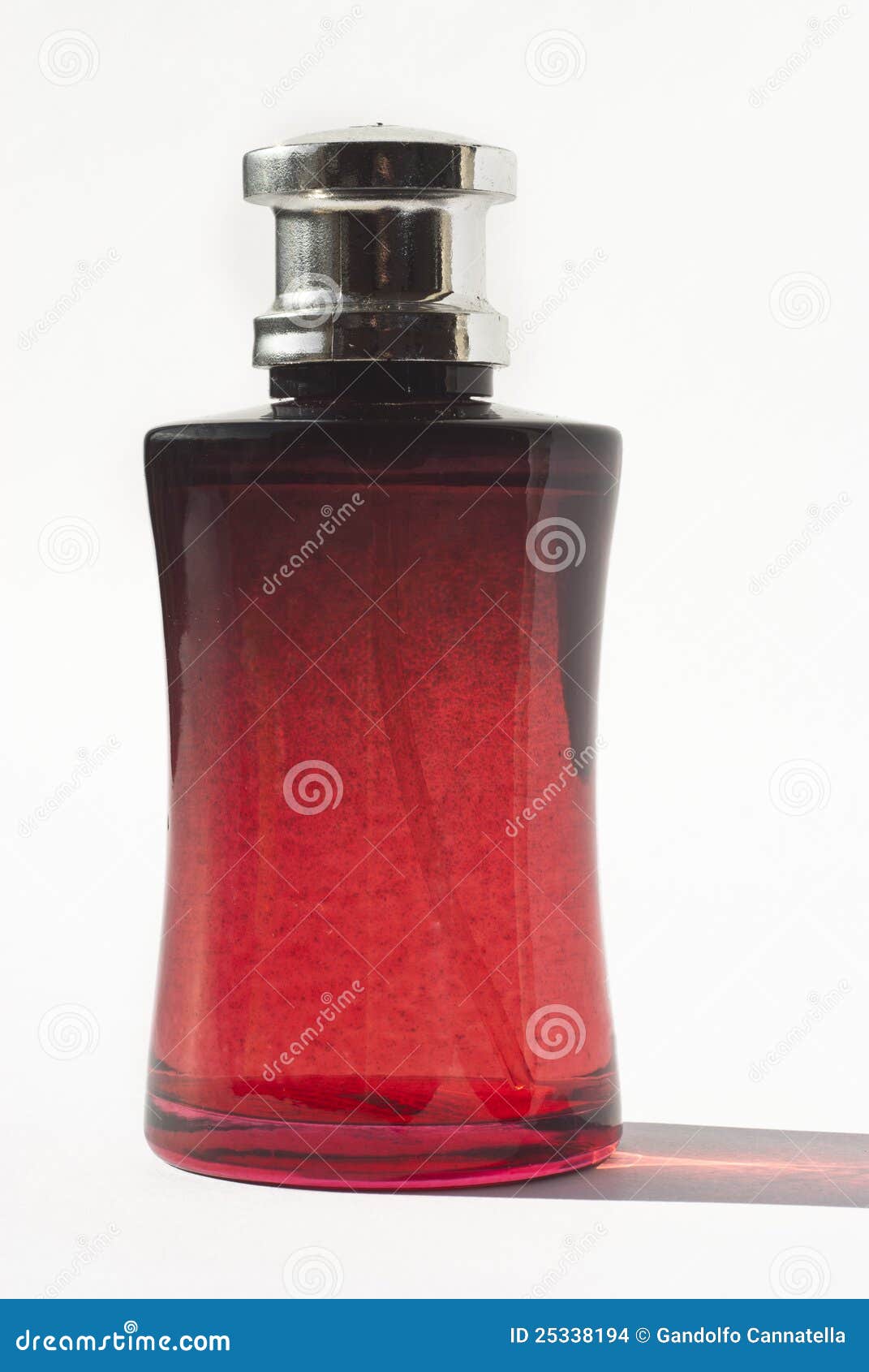 Perfume in red bottle stock photo. Image of beautiful ...
