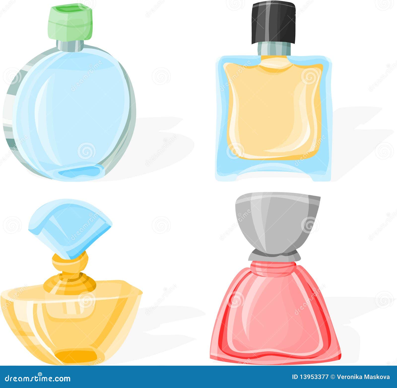 Perfume set stock vector. Illustration of aroma, cosmetic - 13953377