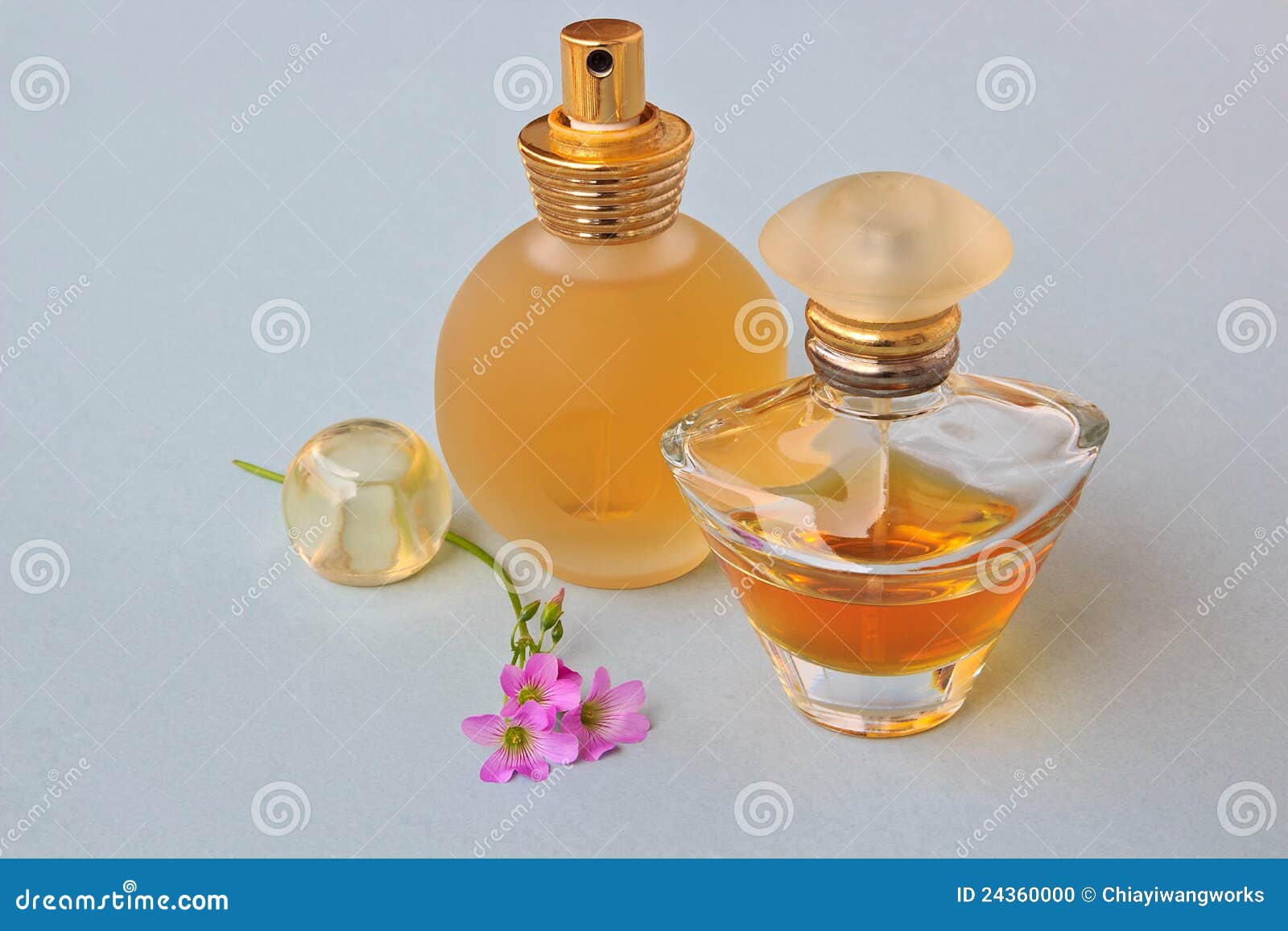 Perfumes and flowers stock photo. Image of bottle, fashion 24360000