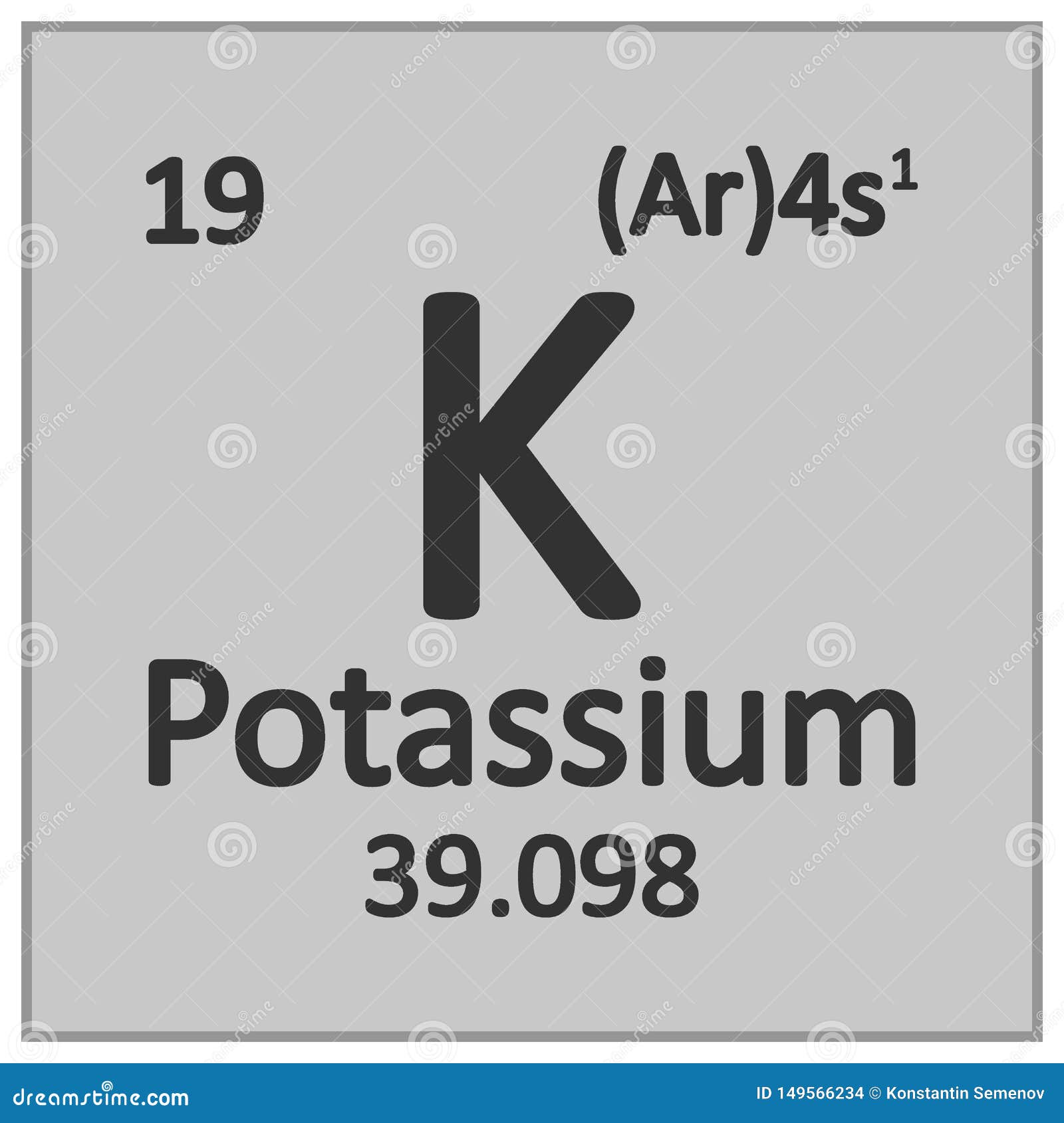 Potassium Icon, image size:1600x1690