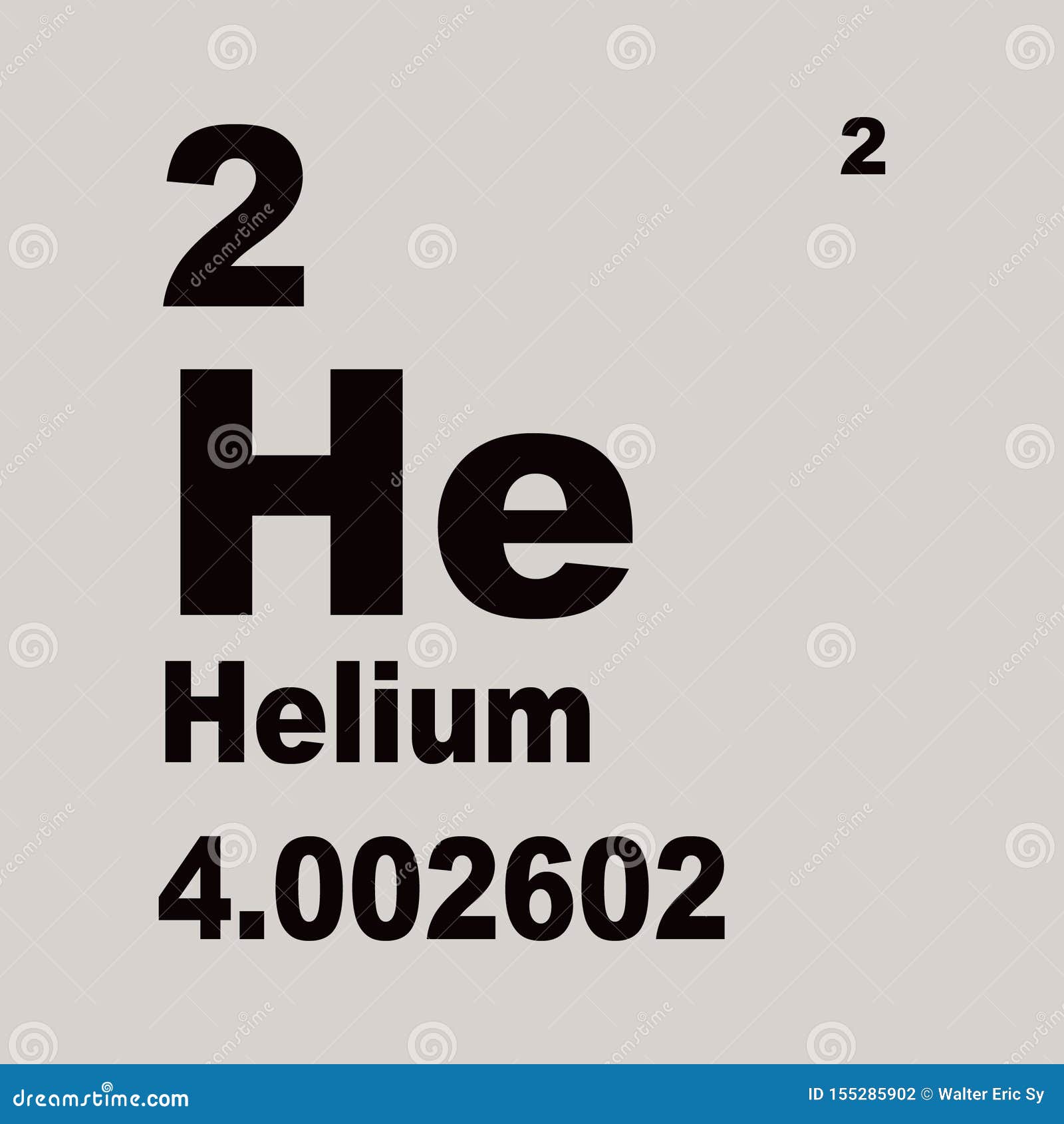 Periodieke Lijst Van Elementen Helium Stock Illustratie Illustratie Bestaande Uit Symbool Niet 155285902