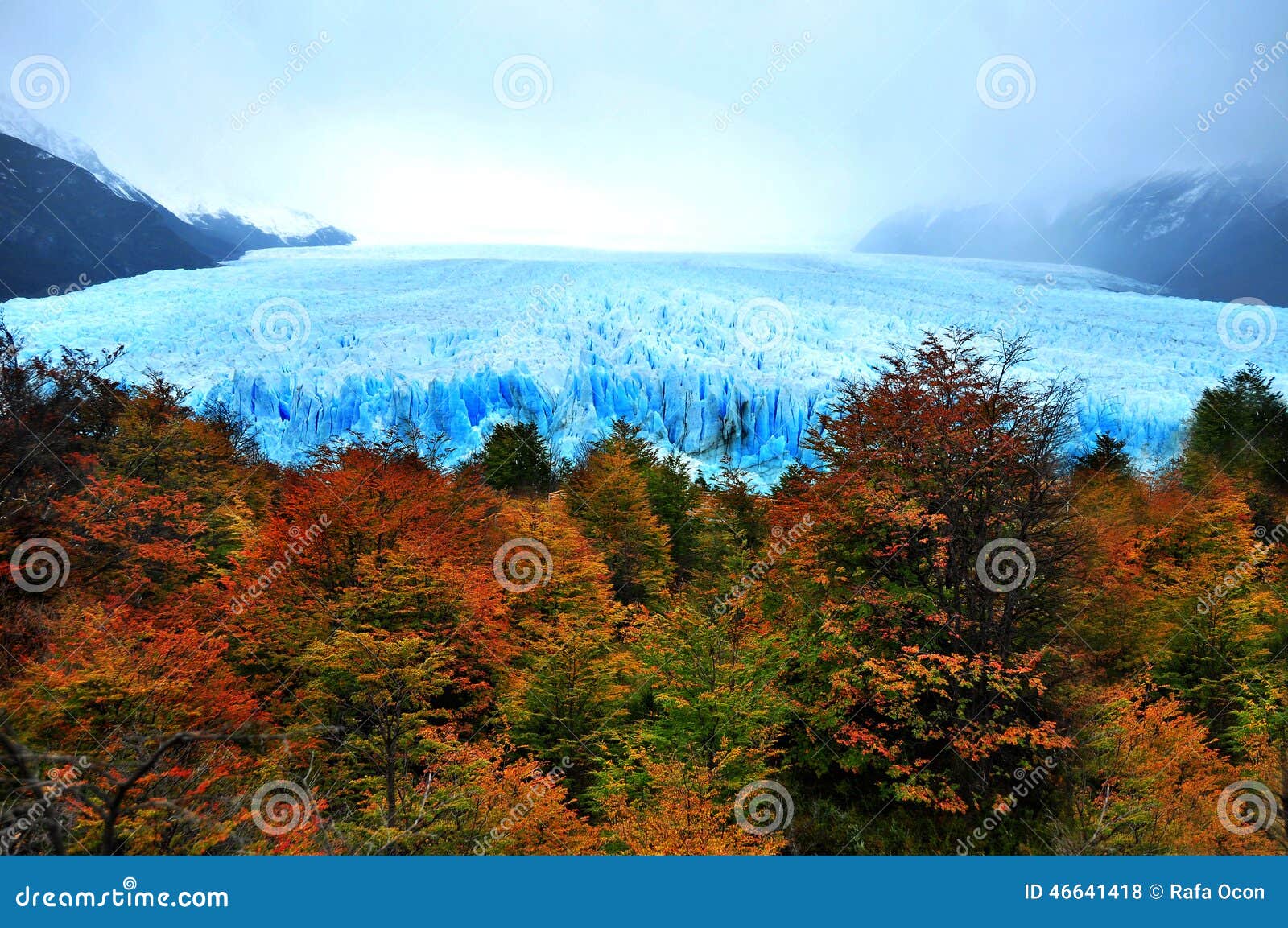 perito moreno glacier in the argentinean patagonia