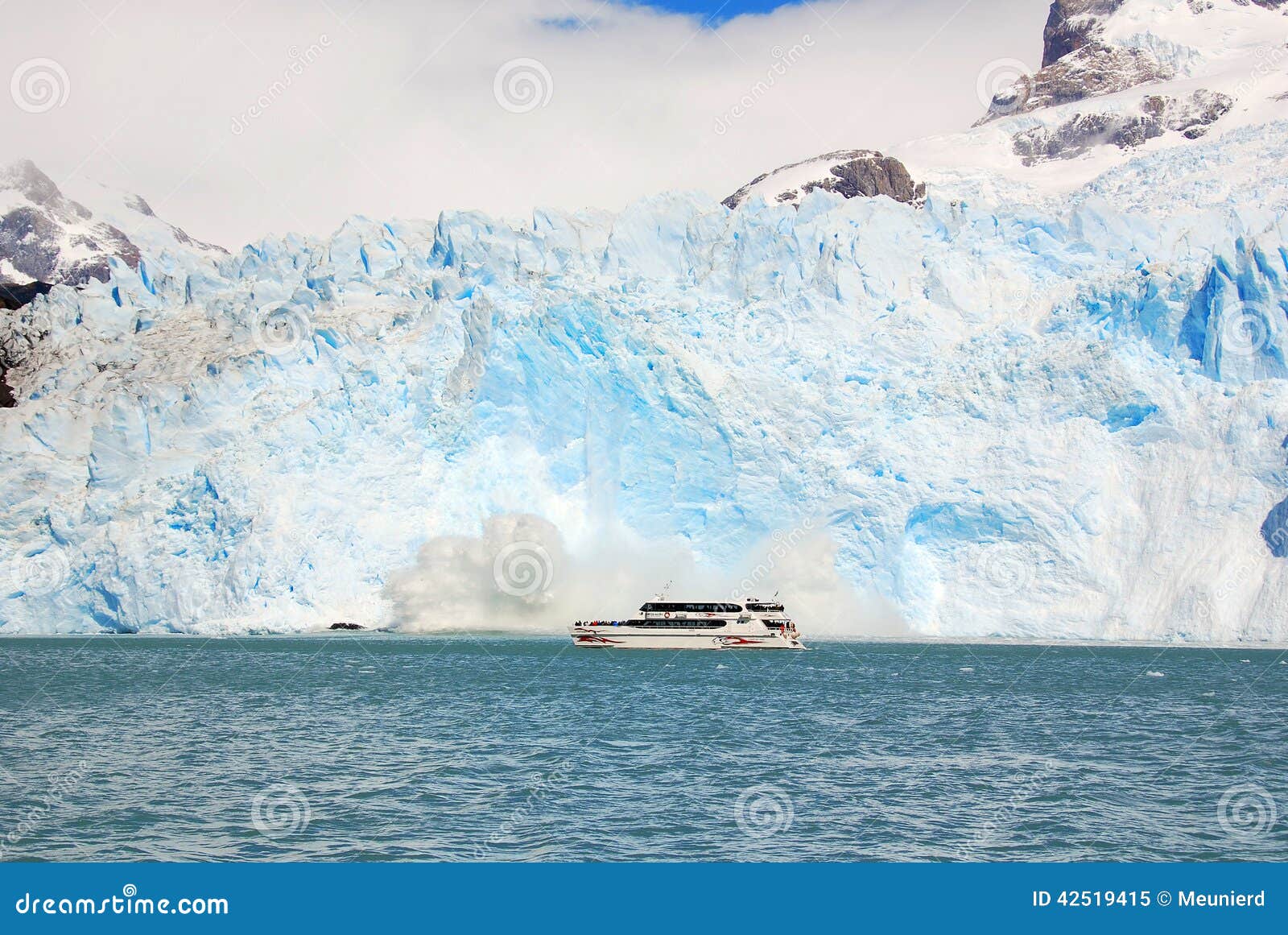 The Perito Moreno Glacier is a glacier located in the Los Glaciares National Park in the Santa Cruz province, Argentina. It is one of the most important tourist attractions in the Argentine Patagonia