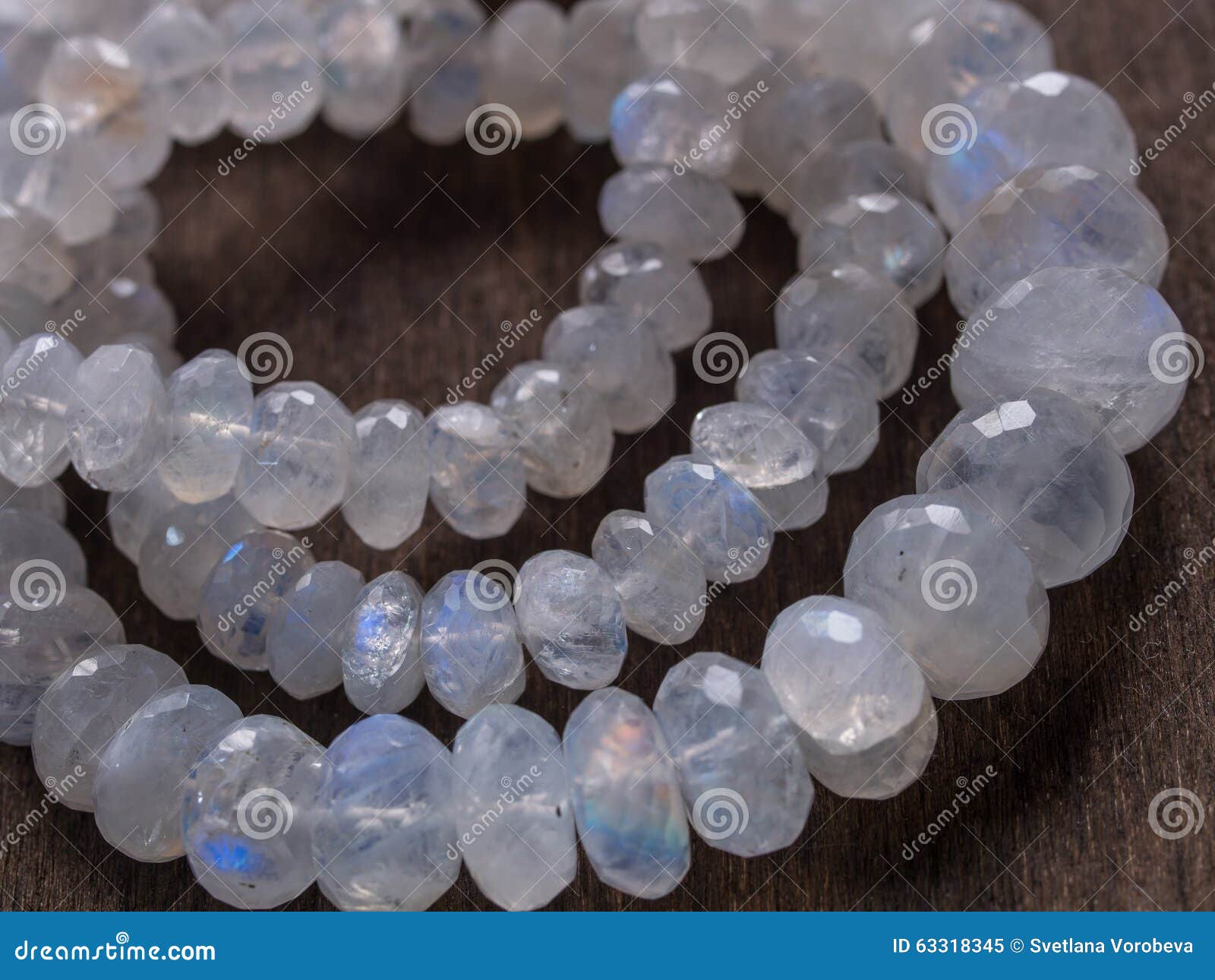 Perline Di Pietra Di Luna Arcobaleno Latteo Da 12 Mm B Perline - Foto 3