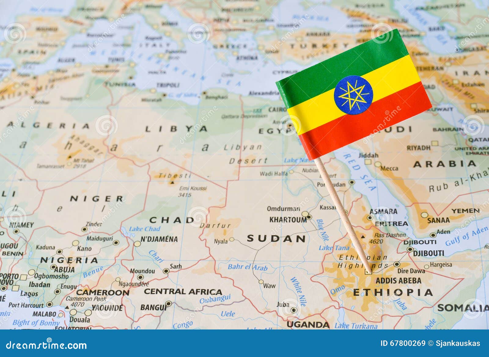 Resultado de imagen de etiopia mapa y bandera