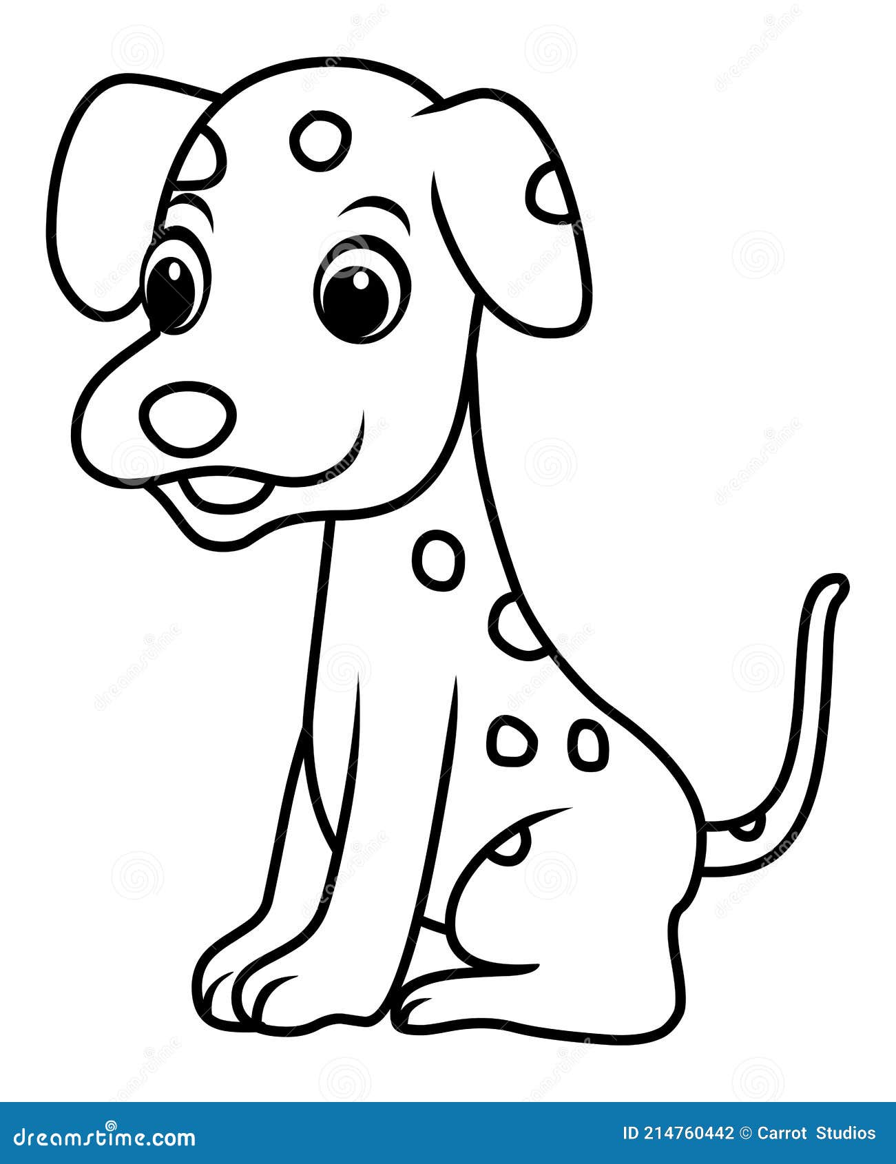 Perro Dálmata Dibujos Animados Para Colorear Página Ilustración del Vector - Ilustración de colorante, mascotas: 214760442 Perro Dálmata Dibujos Animados Para Colorear Página Ilustración del Vector - Ilustración de colorante, mascotas: 214760442