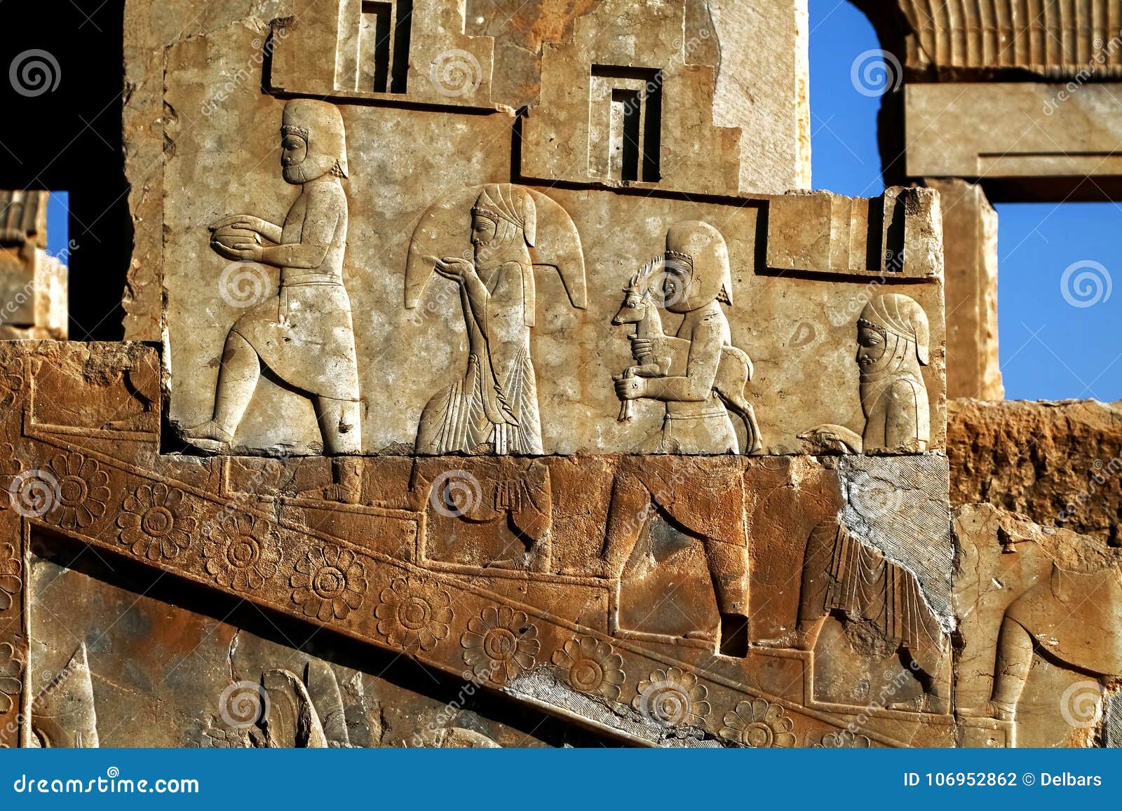 persepolis is the capital of the ancient achaemenid kingdom. sight of iran. ancient persia.