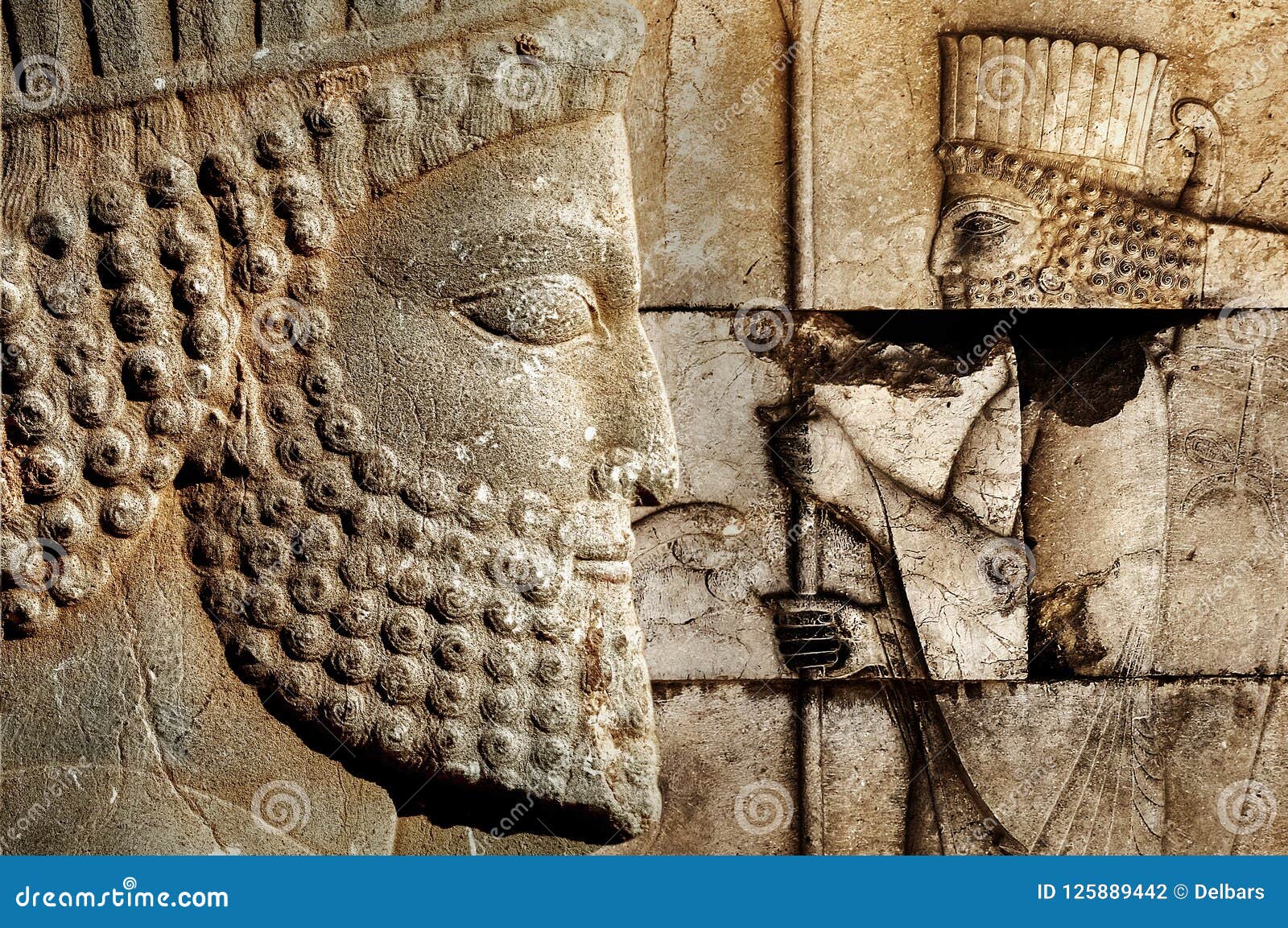 persepolis is the capital of the ancient achaemenid kingdom. sight of iran. ancient persia.