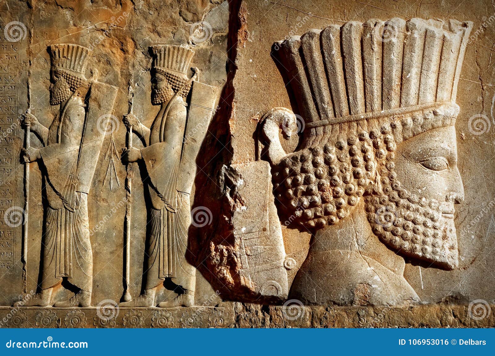 persepolis is the capital of the ancient achaemenid kingdom. sight of iran. ancient persia.