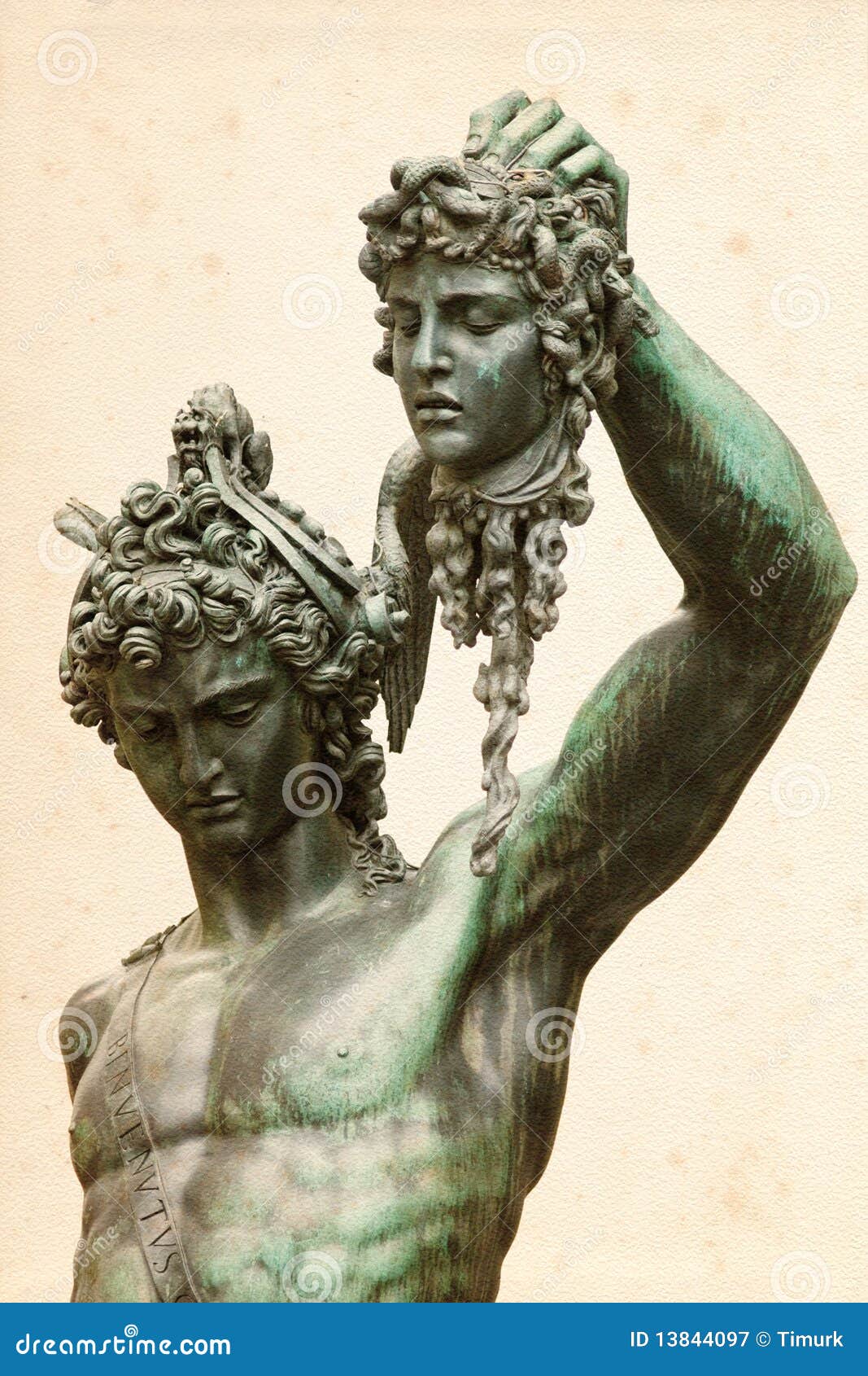 Perseus Con La Medusa Imagen de archivo Imagen de mito