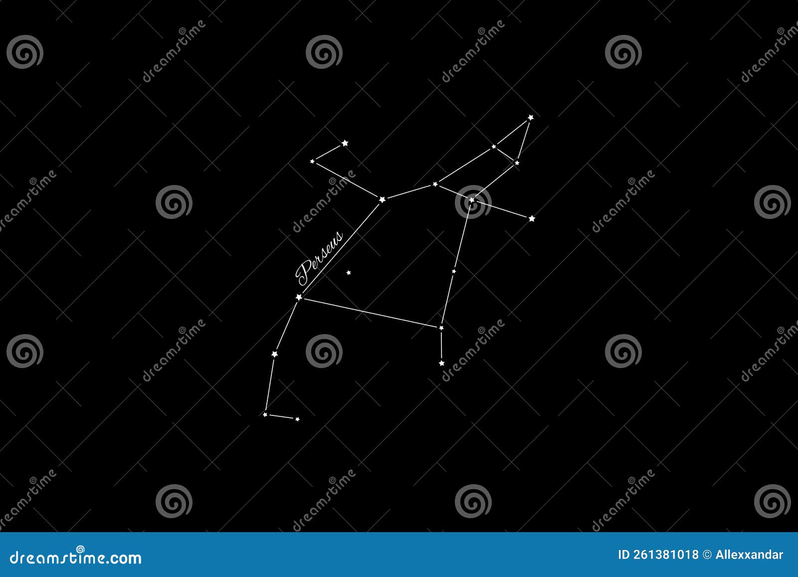 perseus constellation, cluster of stars, hero constellation