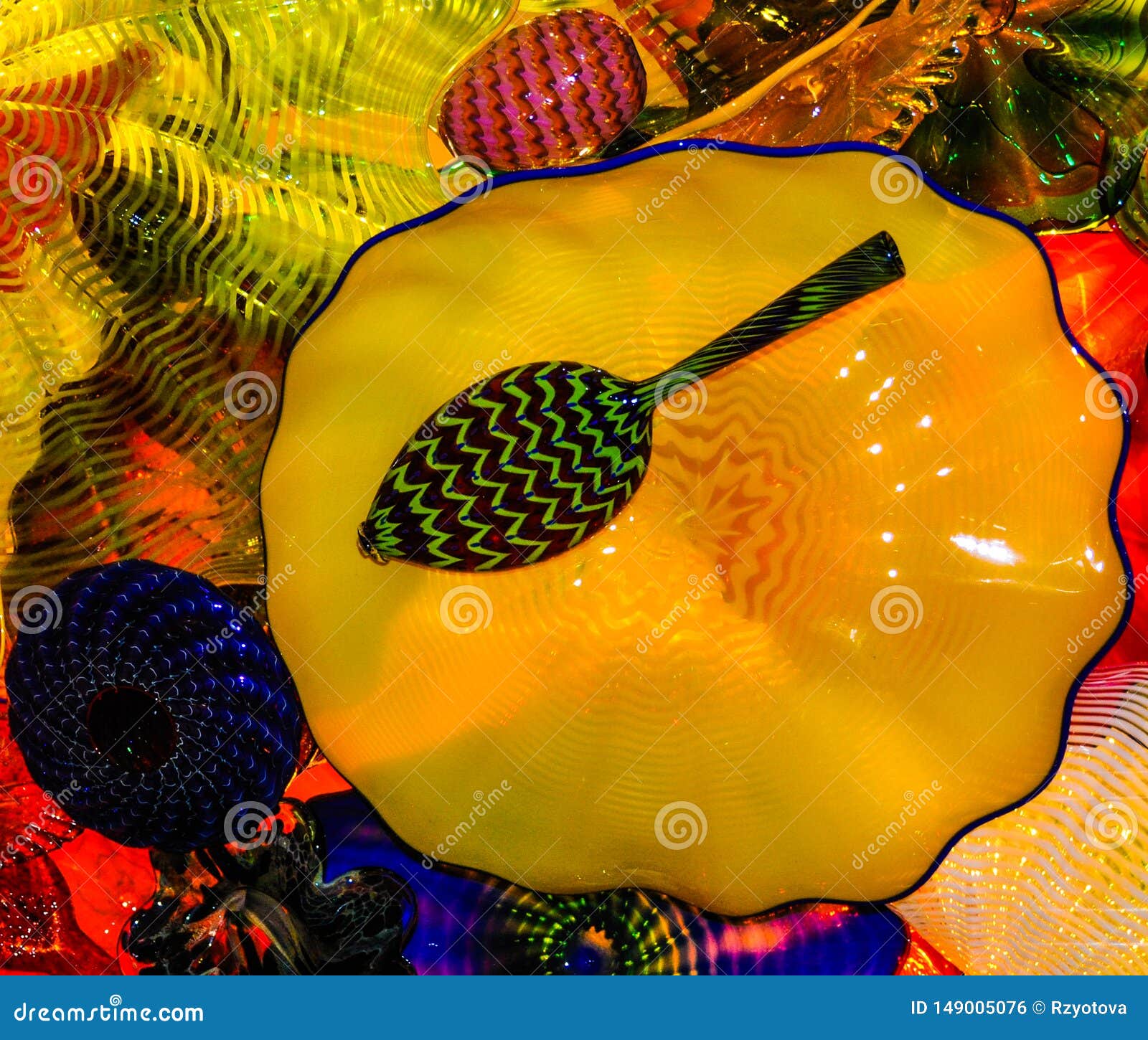Persian Ceiling Chihuly Garden And Glass Stock Photo