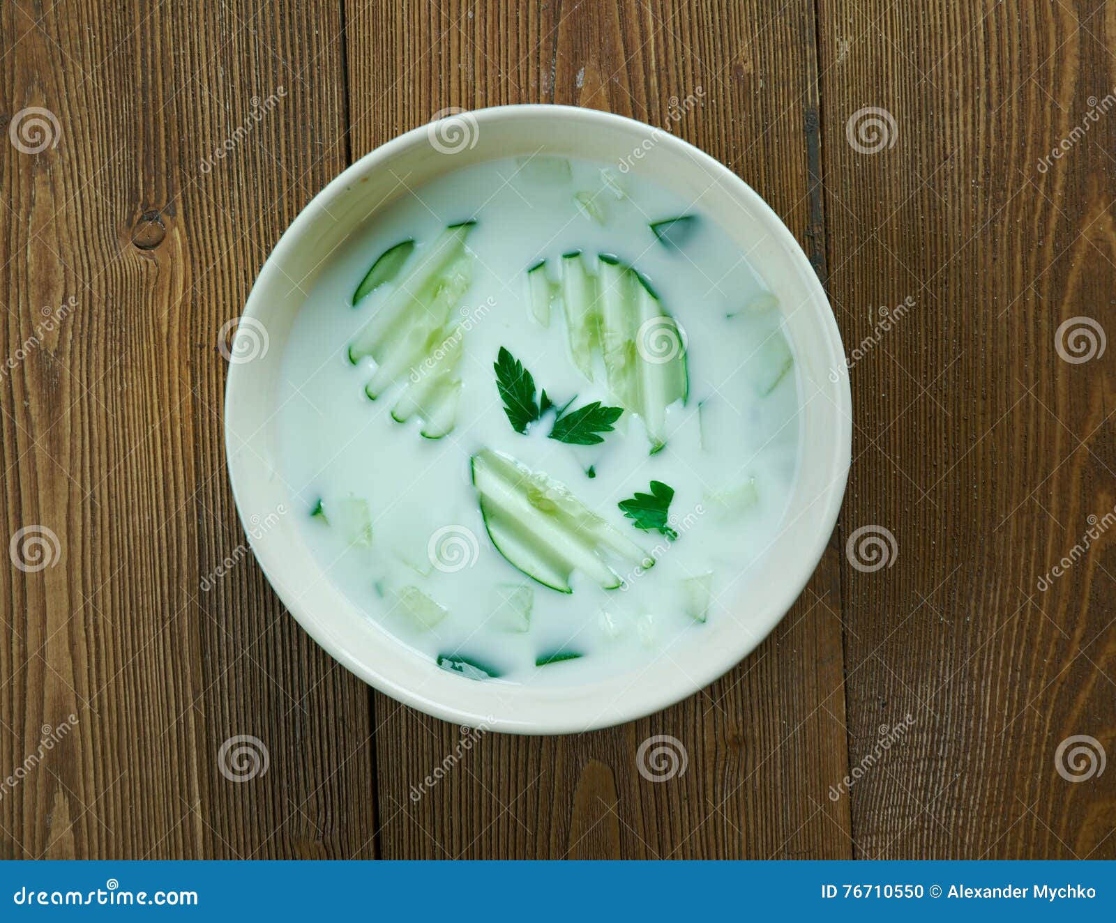 Persian Cucumber Yogurt stock photo. Image of appetizer 76710550