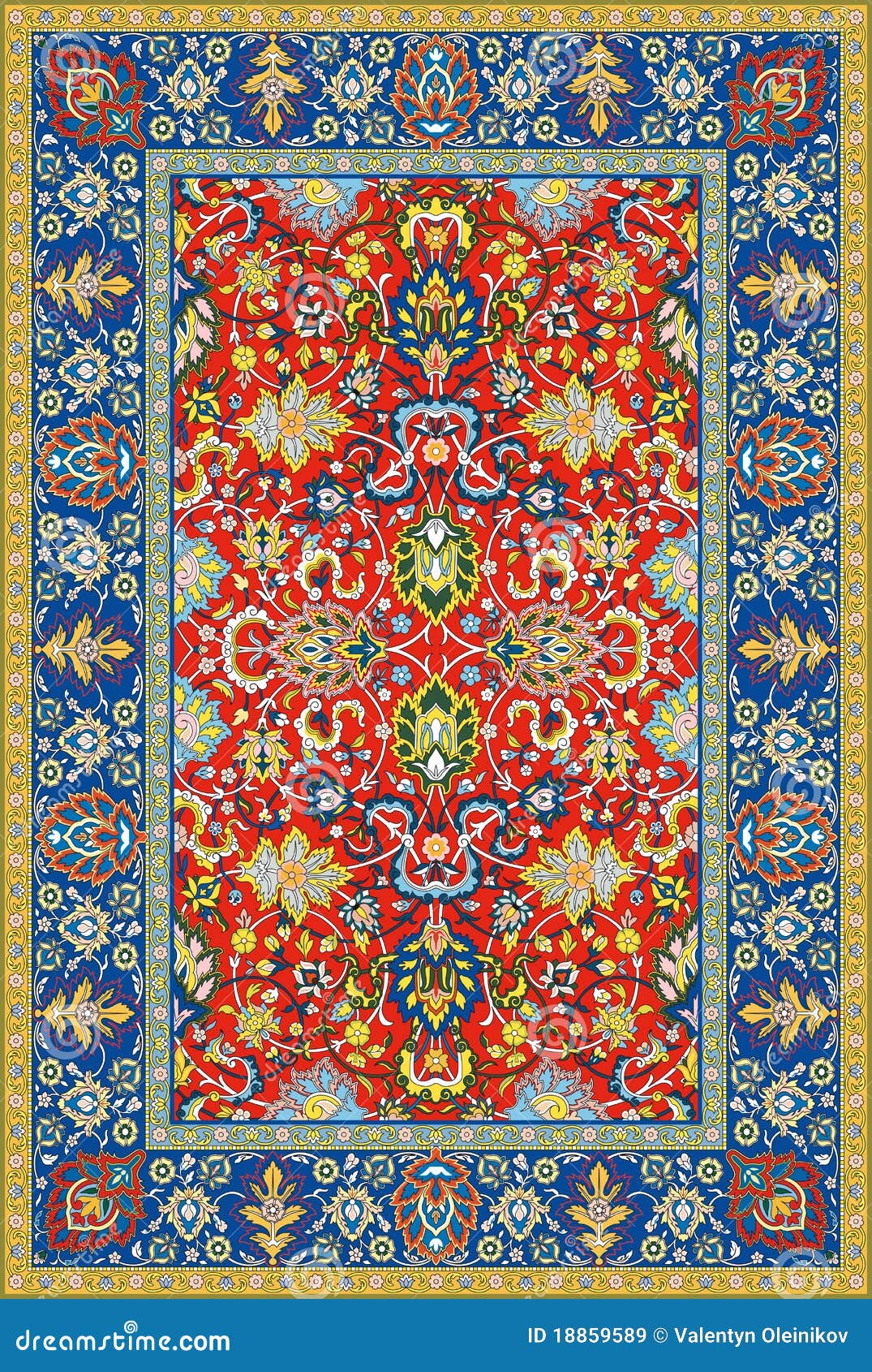 persian detailed  carpet