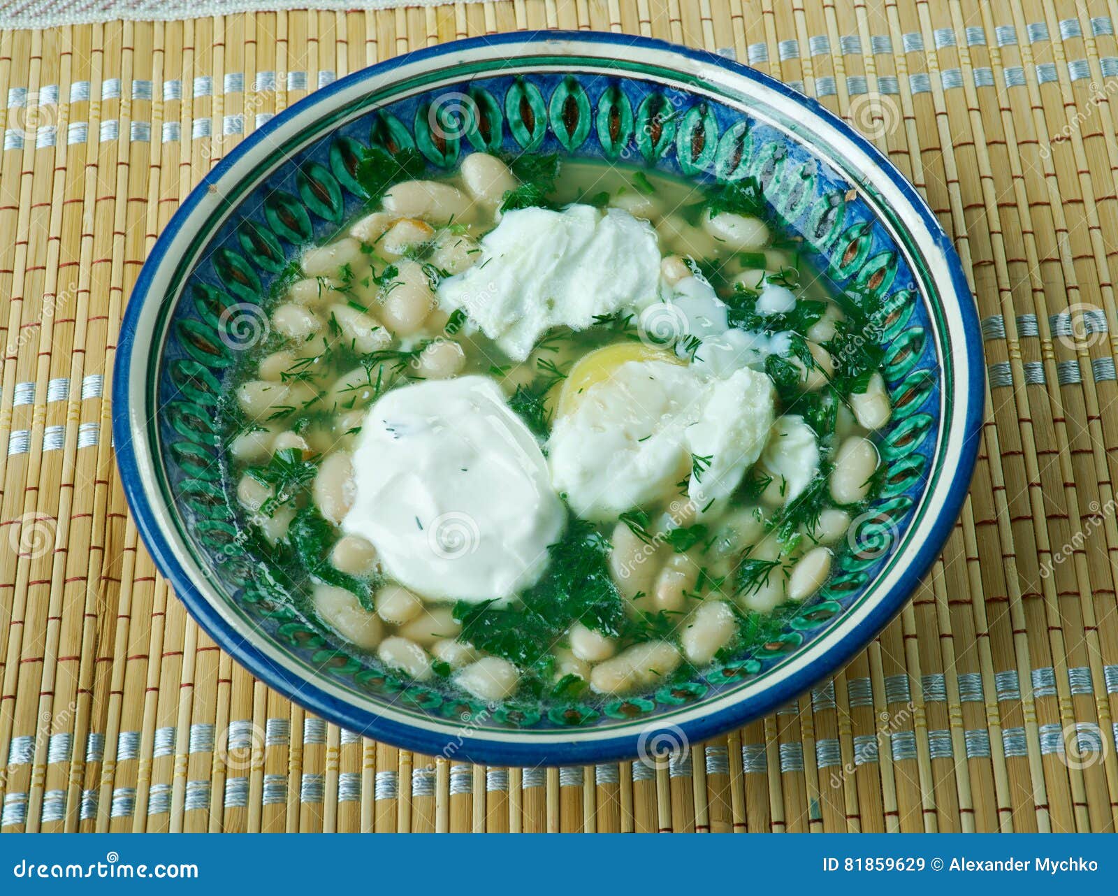 Persian Kidney Bean Stew stock image. Image of ghatogh 81859629