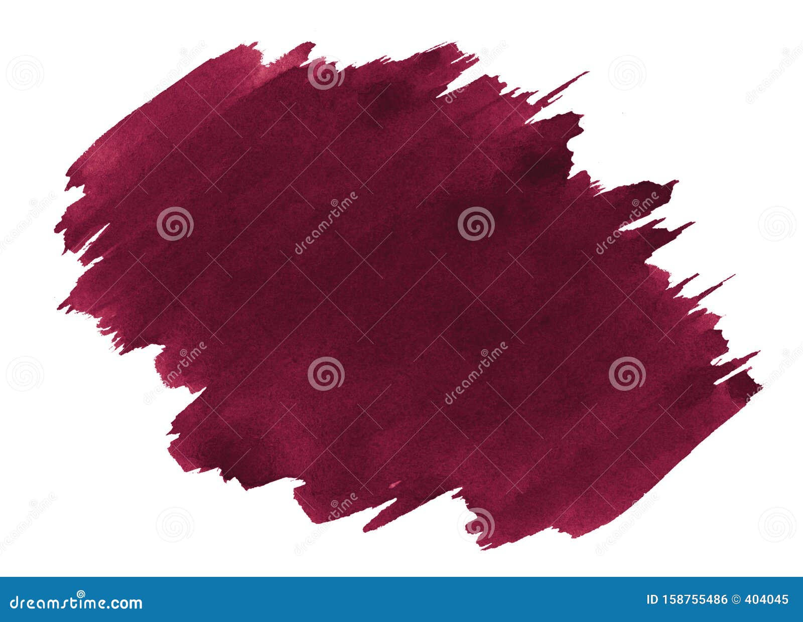 persian red watercolor is a trend color, an  spot with divorces and borders.