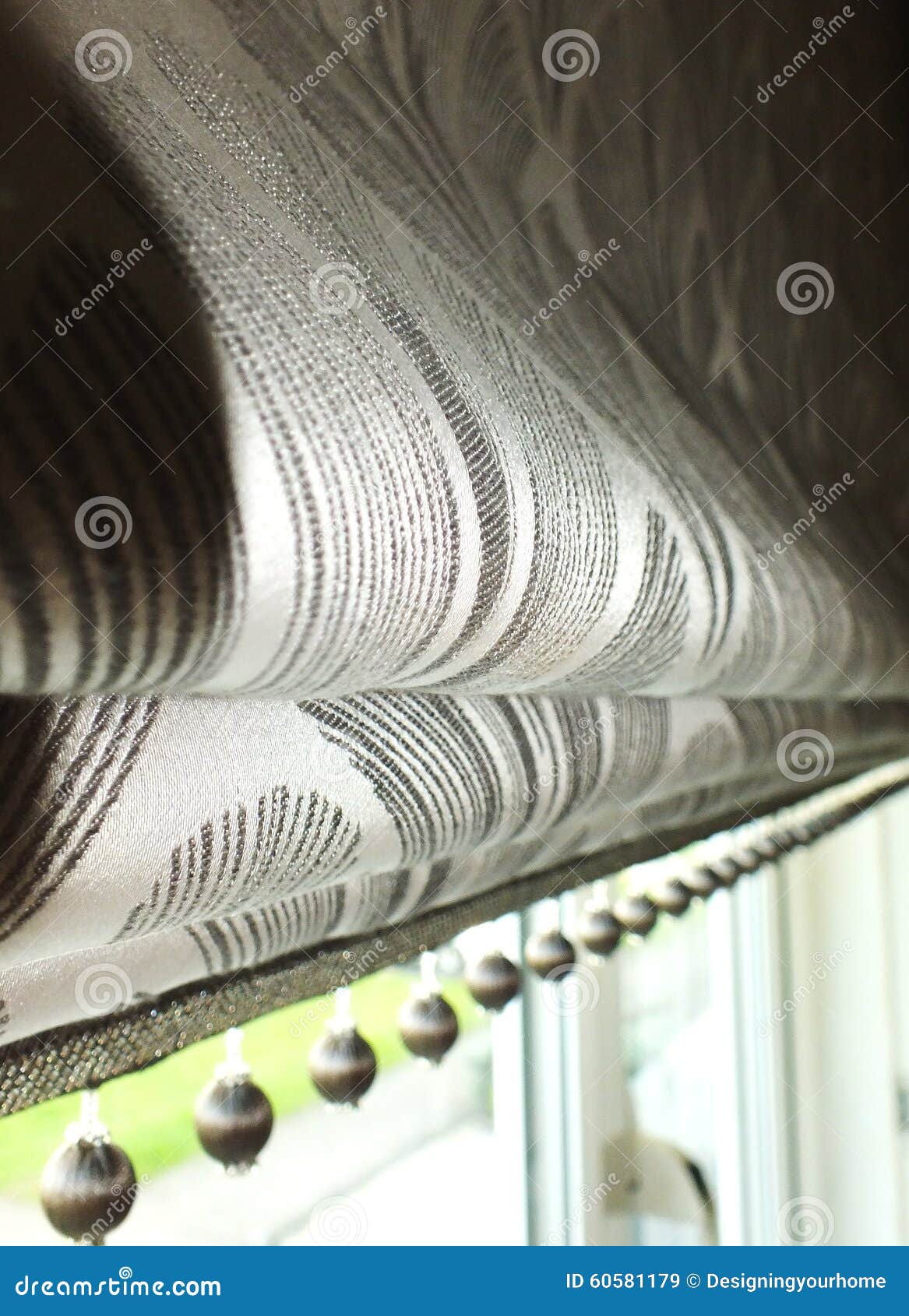 Persianas Romanas Grises - Tischlampe