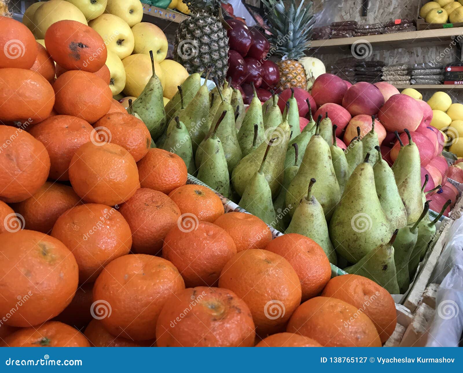 Persimmon in a Basket Lies in Rows Stock Image Image of background