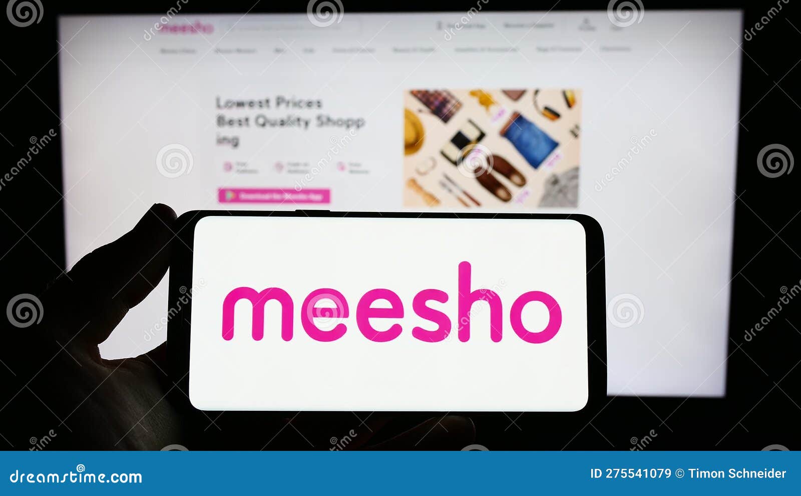 Assam, India - August 12, 2020 : Meesho a Selling App Logo on Phone Screen.  Editorial Photo - Image of delivery, shop: 193608126