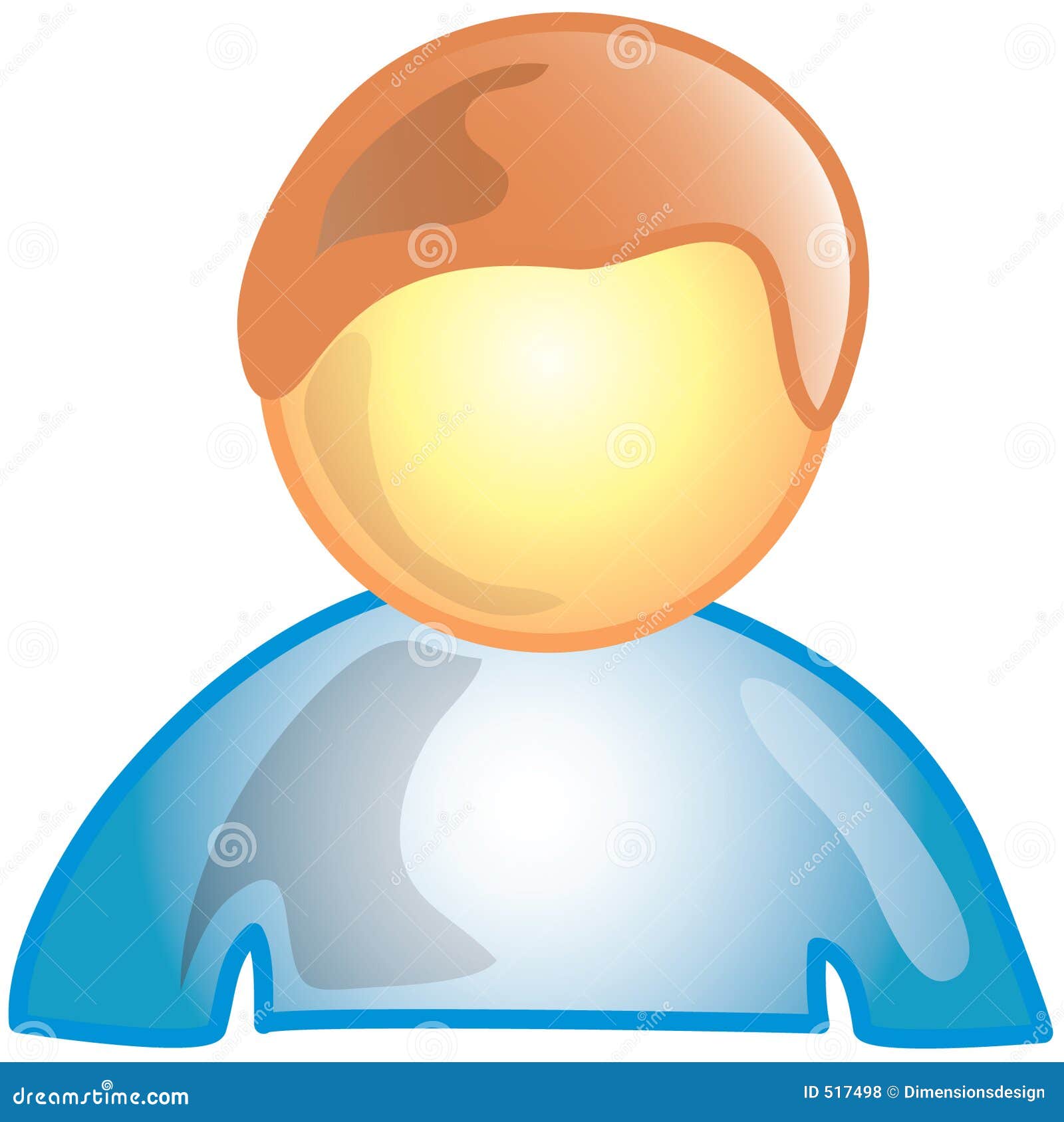 Person icon stock vector. Illustration of button, mail 517498