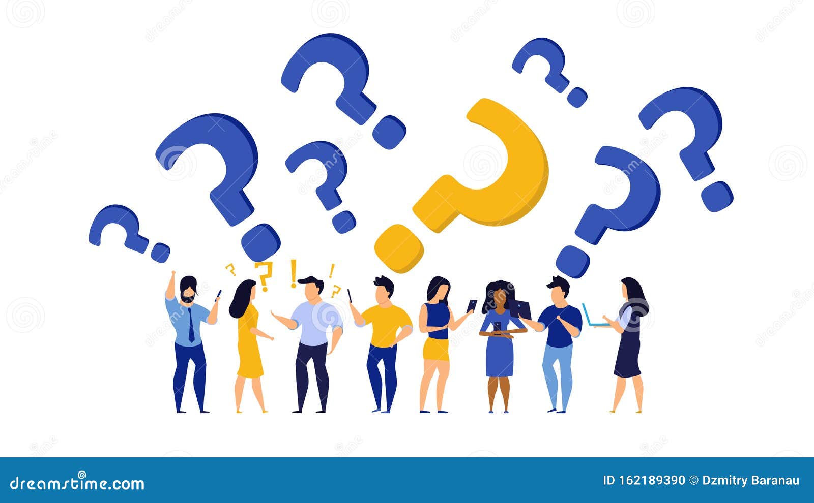 Person Question Icon Work Vector People Illustration Concept. Business ...