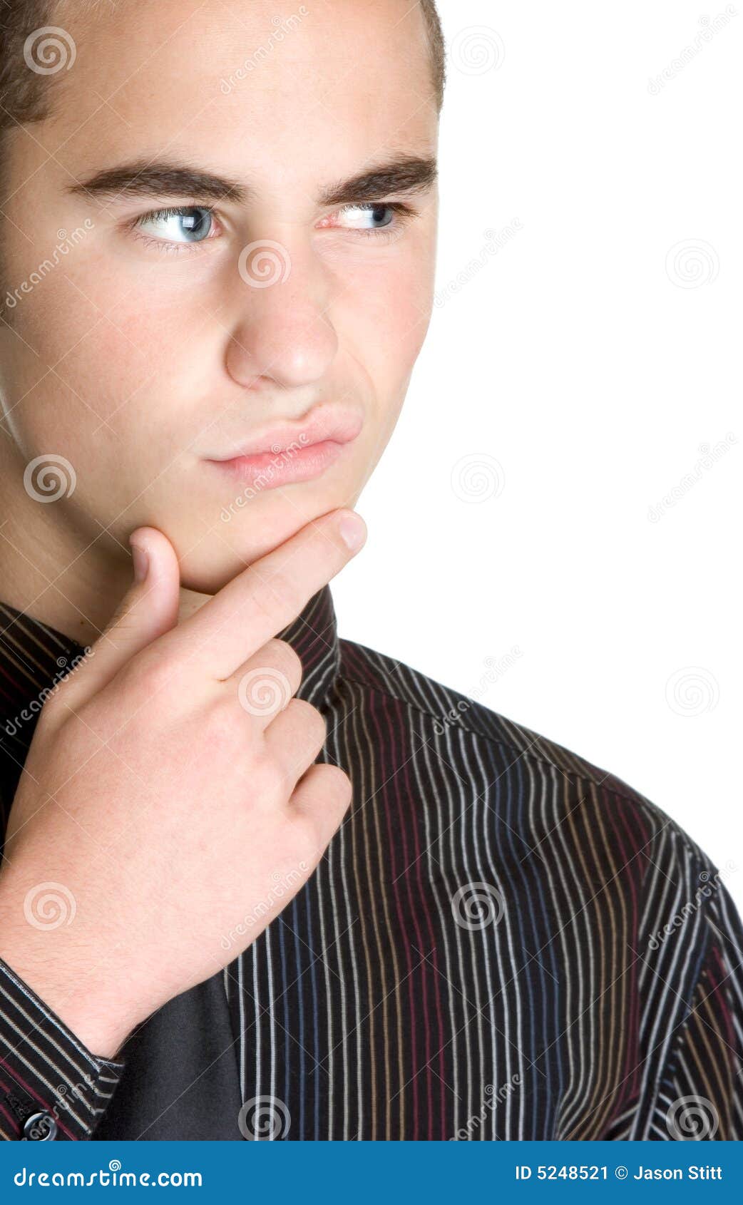 Person Thinking stock image. Image of space, thinking ...