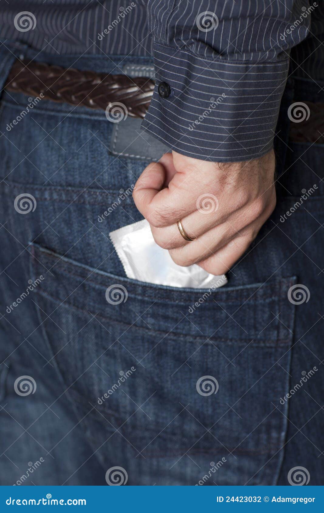 Person with Wedding Ring with Condom Stock Photo Image of care, latex