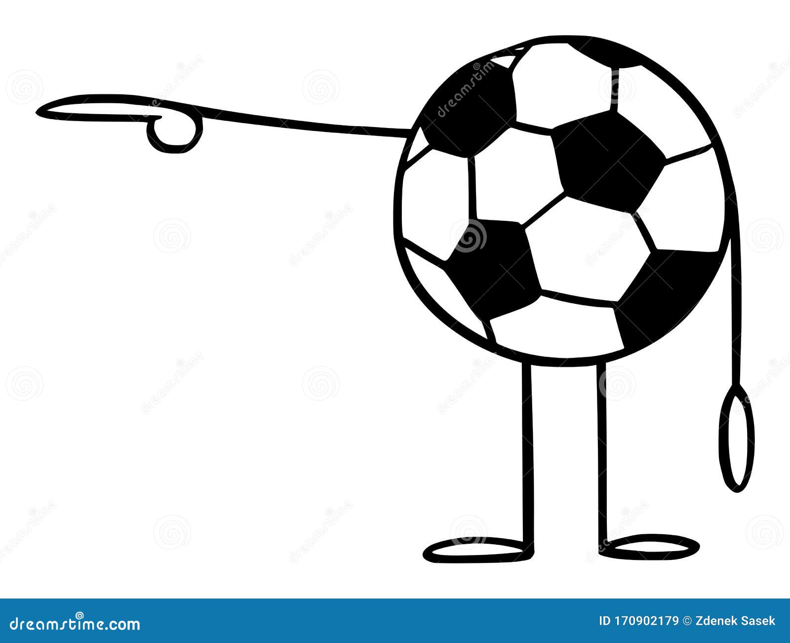 Boneco De Desenho Animado Sem Rosto De Bola De Futebol Flexionando  Personagem Ilustração do Vetor - Ilustração de flexionar, contagem:  194027532