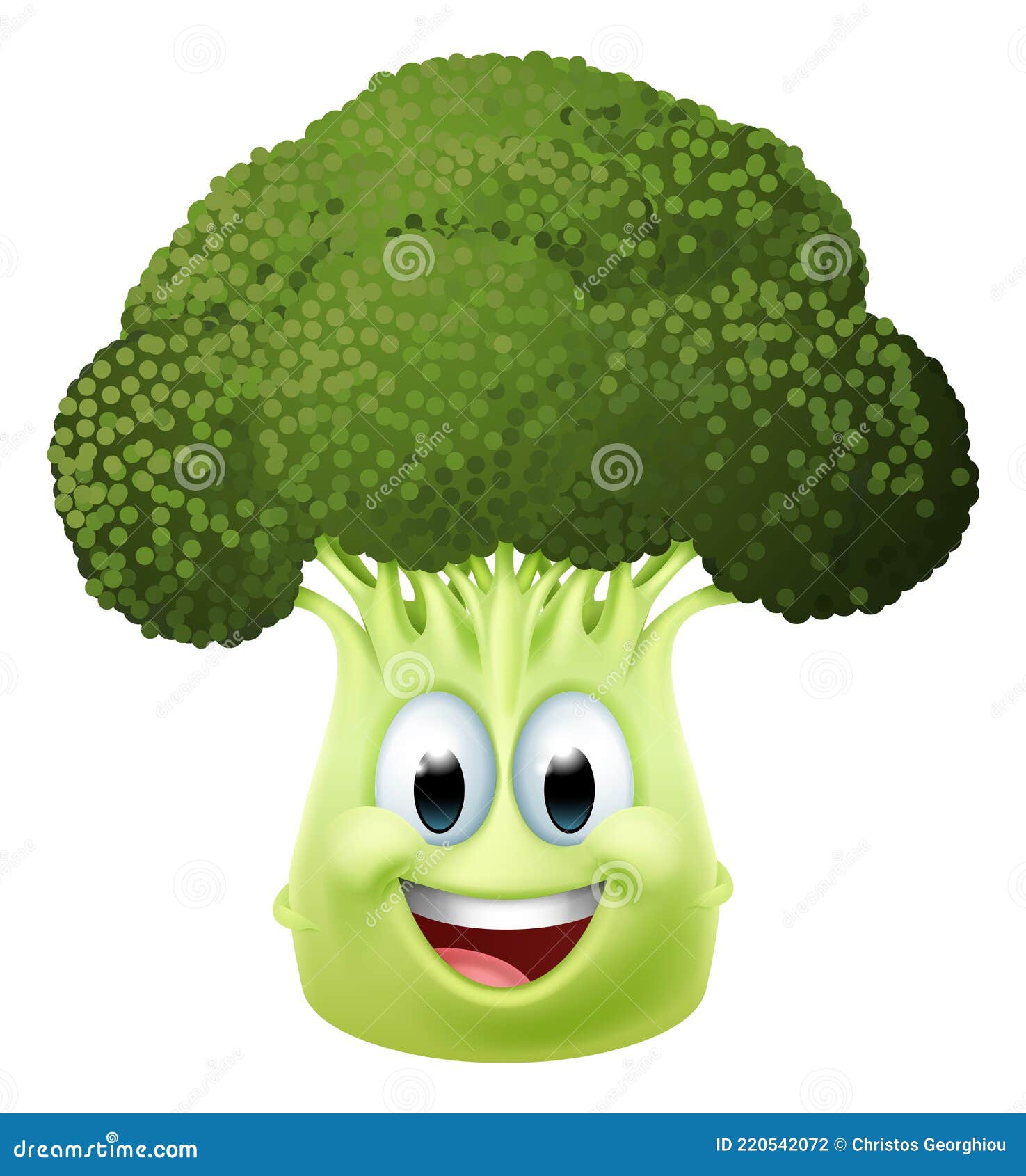 Personagem De Desenho Animado De Brócolis Vegetal Emoji Mascot Ilustração  do Vetor - Ilustração de mascotes, feliz: 220542072