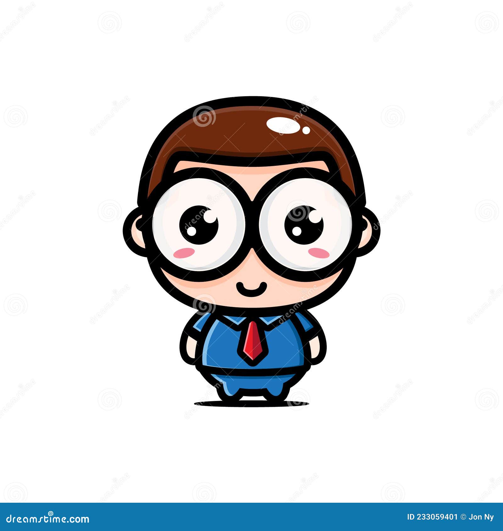 Personagem De Desenho Animado De Garoto Geeky Com óculos Ilustração do  Vetor - Ilustração de cartoon, homem: 233059401