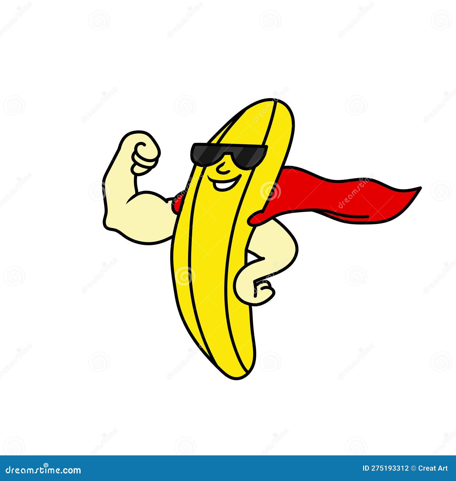 personagem de quadrinhos de banana banana desenho - Stockphoto #29018583