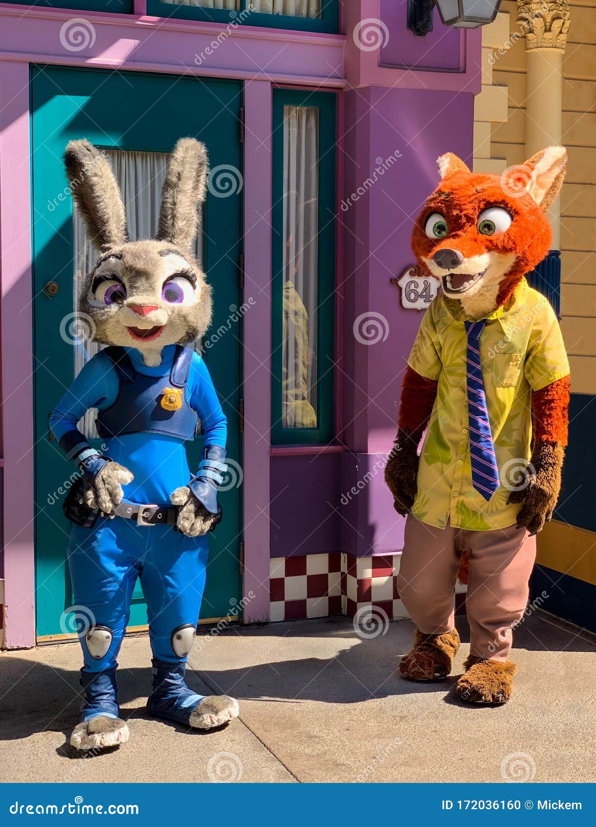 Zootopia Disney Personagens Mchorn & Esquilo Segurança