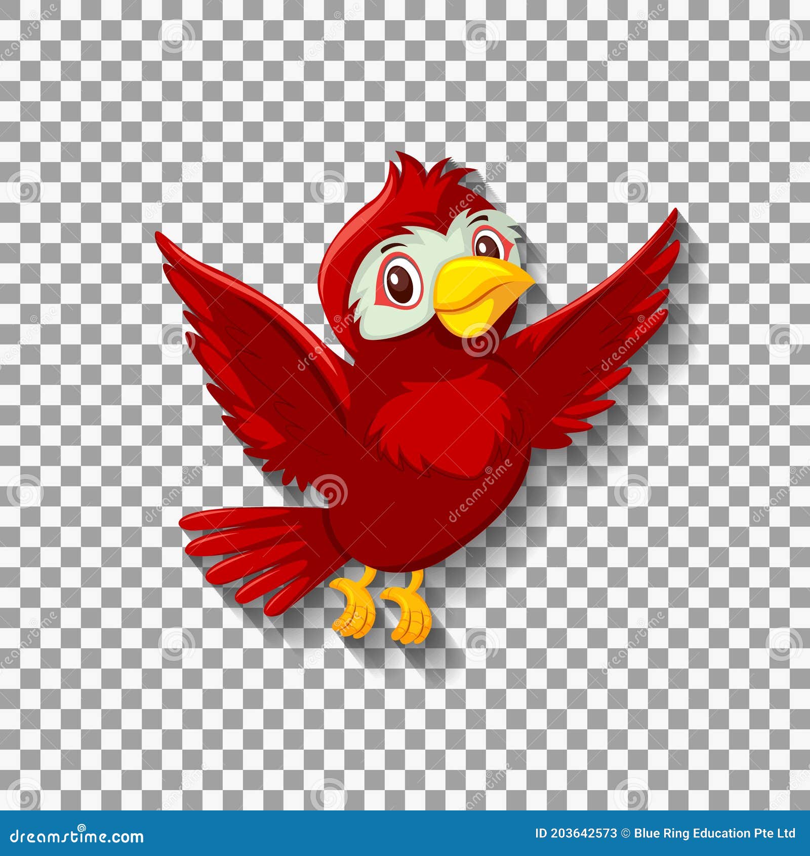 Personaje Adorable De Dibujos Animados De Pájaro Rojo Ilustración del Vector - Ilustración de plumas, adorable: 203642573 Personaje Adorable De Dibujos Animados De Pájaro Rojo Ilustración del Vector - Ilustración de plumas, adorable: 203642573