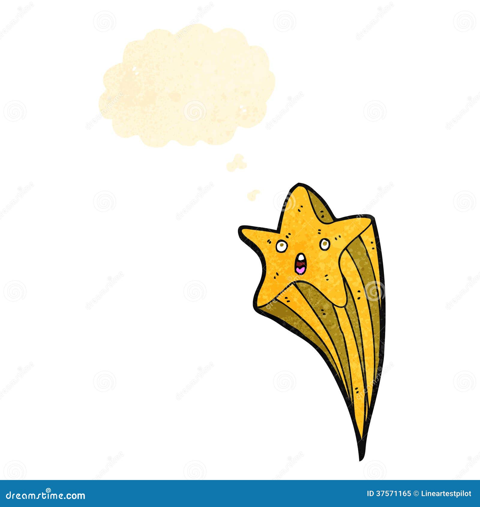 Personaje De Dibujos Animados De La Estrella Fugaz Ilustración del Vector -  Ilustración de lindo, ataque: 37571165