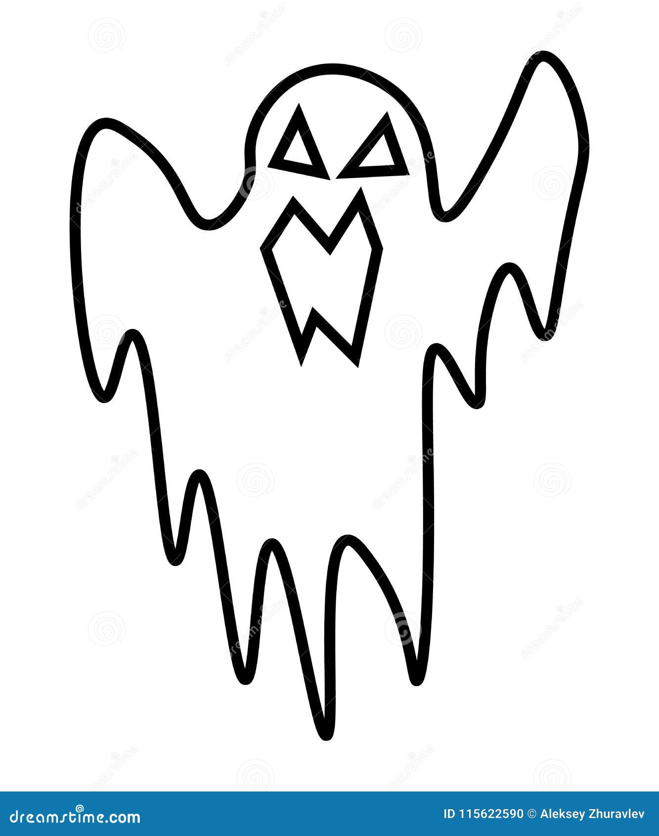 Personaje De Dibujos Animados Del Fantasma Las Líneas Lindas Aislaron  Símbolo Logotipo De Halloween Icono Plano Del Diseño Para E Ilustración del  Vector - Ilustración de fantasmal, feliz: 115622590