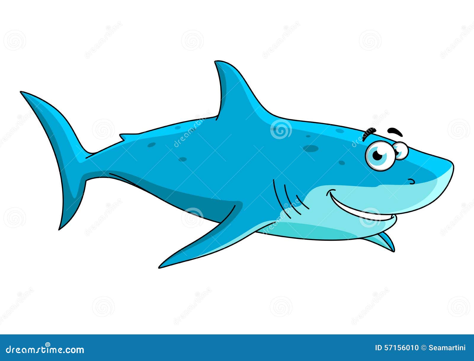 Personaje De Dibujos Animados Grande Del Tiburón Que Nada Ilustración del Vector - Ilustración de icono, aislado: 57156010 Personaje De Dibujos Animados Grande Del Tiburón Que Nada Ilustración del Vector - Ilustración de icono, aislado: 57156010