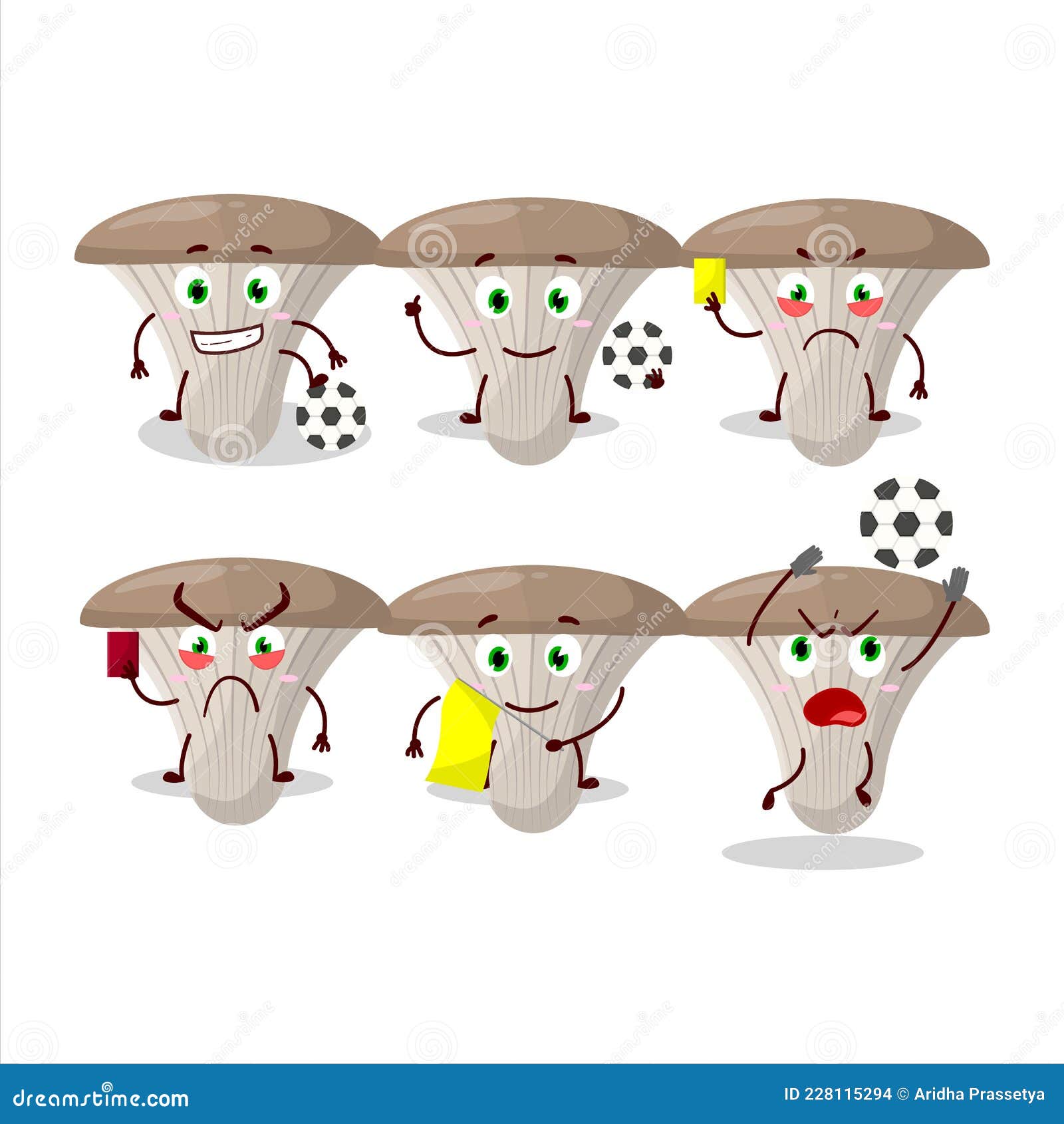 Personaje De Dibujos Animados De Hongos Ostiones Trabajando Como árbitro De Fútbol Ilustración del Vector - Ilustración de verduras, sonrisa: 228115294 Personaje De Dibujos Animados De Hongos Ostiones Trabajando Como árbitro De Fútbol Ilustración del Vector - Ilustración de verduras, sonrisa: 228115294
