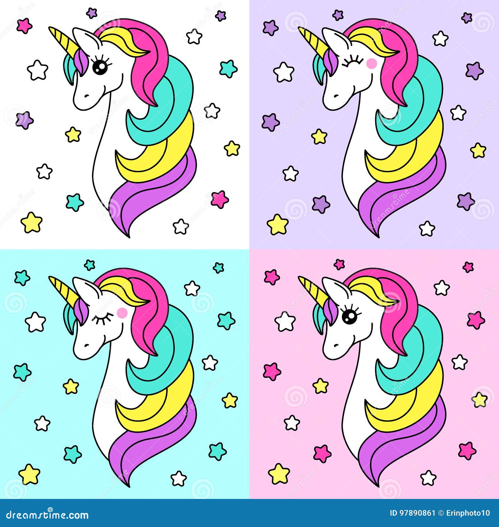 Featured image of post Arcoiris Dibujos Animados De Unicornios Estilo de dibujos animados plana