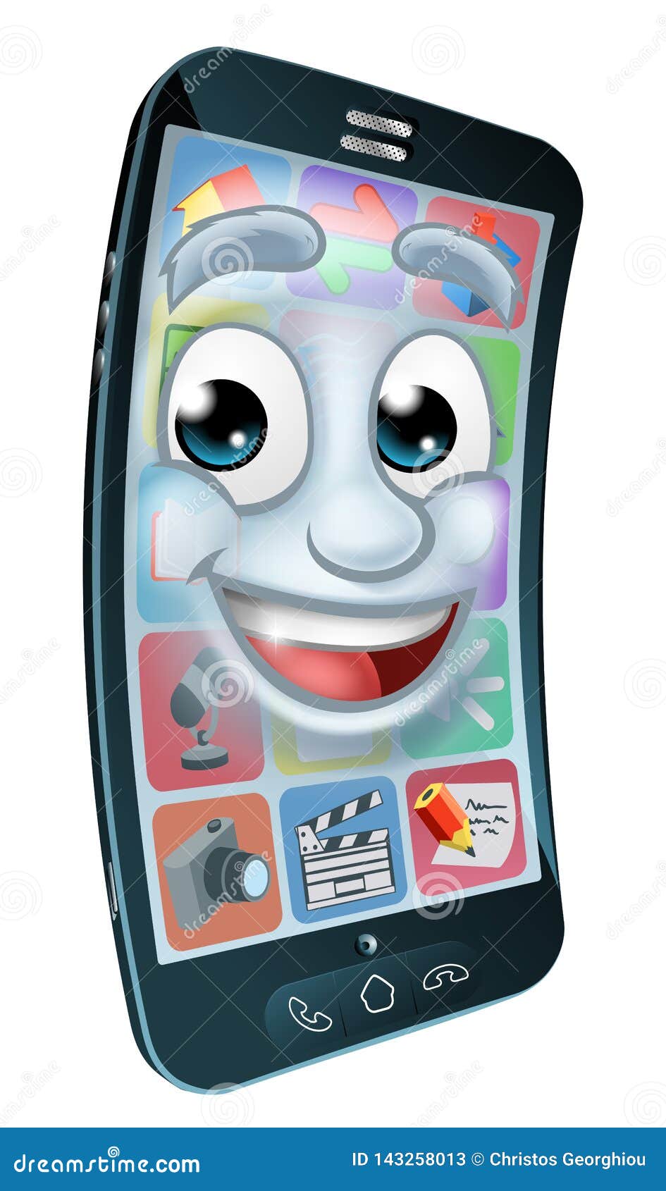 Personaje De Dibujos Animados Móvil De La Mascota Del Teléfono Celular Ilustración del Vector - Ilustración de nuevo, elegante: 143258013 Personaje De Dibujos Animados Móvil De La Mascota Del Teléfono Celular Ilustración del Vector - Ilustración de nuevo, elegante: 143258013