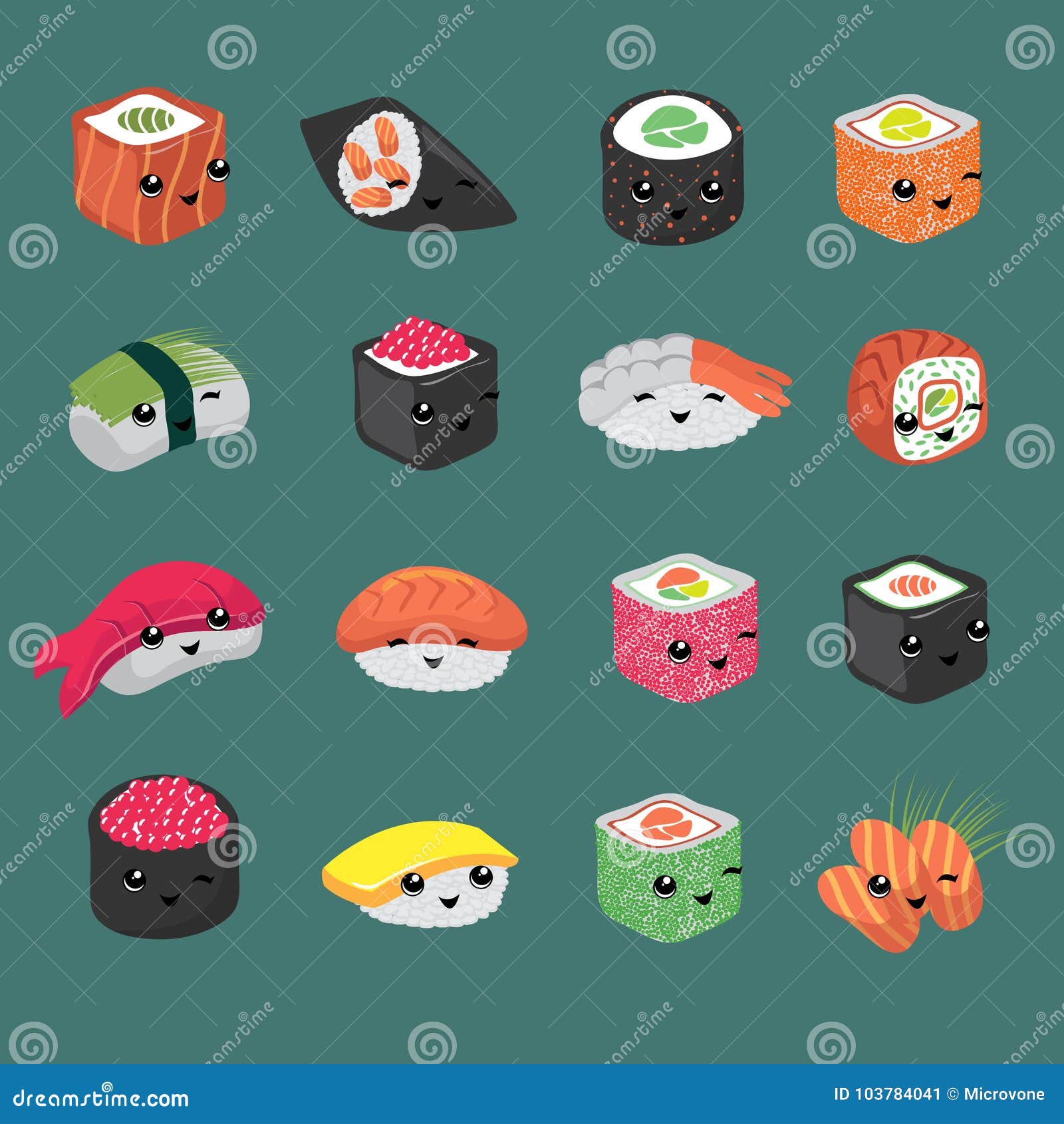Personajes De Dibujos Animados Japoneses Lindos Y De La Diversión Del Sushi Del Vector Ilustración del Vector - Ilustración de almuerzo, asia: 103784041 Personajes De Dibujos Animados Japoneses Lindos Y De La Diversión Del Sushi Del Vector Ilustración del Vector - Ilustración de almuerzo, asia: 103784041