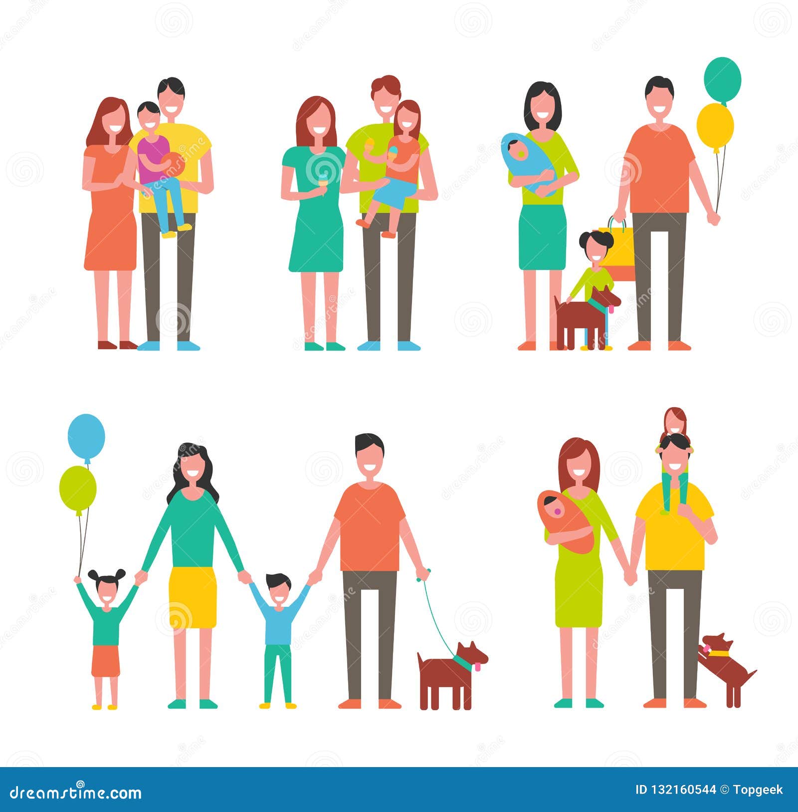 Personajes De Dibujos Animados De Los Miembros De La Familia Que Caminan Junto Ilustración del Vector - Ilustración de plano, adulto: 132160544 Personajes De Dibujos Animados De Los Miembros De La Familia Que Caminan Junto Ilustración del Vector - Ilustración de plano, adulto: 132160544