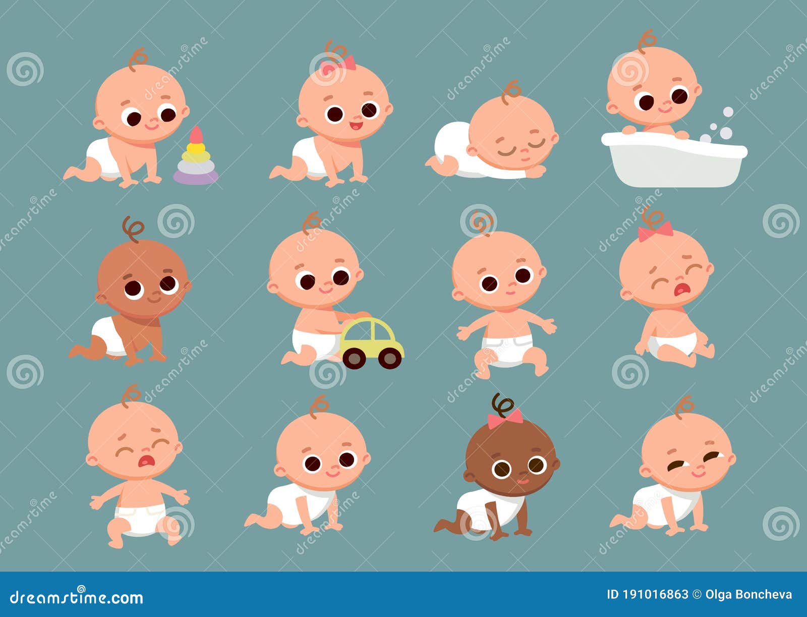Personajes De Dibujos Animados Para Bebés. Niñas Y Niños Con Diferentes Emociones Ilustración del Vector - Ilustración de acortar, coches: 191016863 Personajes De Dibujos Animados Para Bebés. Niñas Y Niños Con Diferentes Emociones Ilustración del Vector - Ilustración de acortar, coches: 191016863