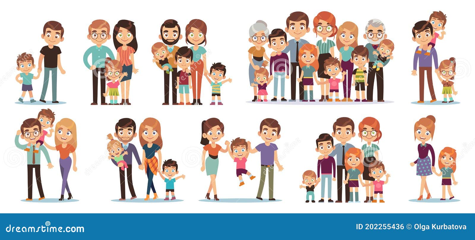Personajes De La Familia De Dibujos Animados. Madre Y Padre Hijo E Hija Abuelos Y Tíos Feliz Colección De Familiares Felices Ilustración del Vector - Ilustración de familia, concepto: 202255436 Personajes De La Familia De Dibujos Animados. Madre Y Padre Hijo E Hija Abuelos Y Tíos Feliz Colección De Familiares Felices Ilustración del Vector - Ilustración de familia, concepto: 202255436