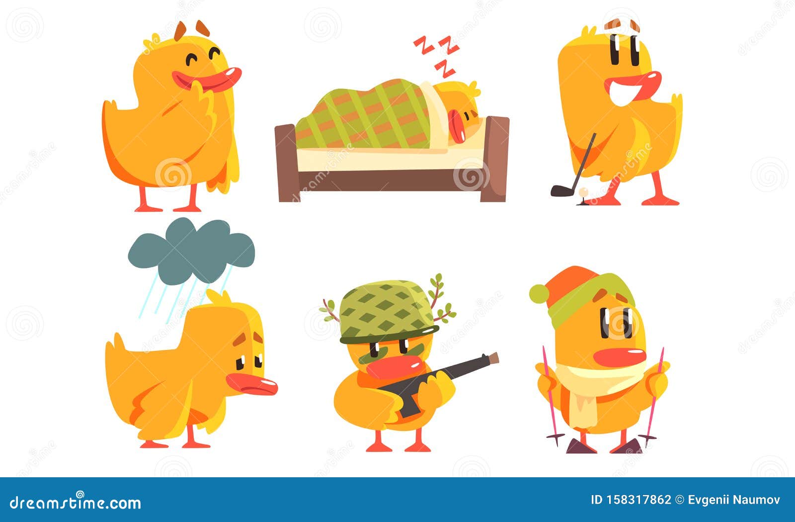Personajes Divertidos De Dibujos Animados Amarillos Humanizados Crean Ilustración Vectorial Ilustración del Vector - Ilustración de juego, animal: 158317862 Personajes Divertidos De Dibujos Animados Amarillos Humanizados Crean Ilustración Vectorial Ilustración del Vector - Ilustración de juego, animal: 158317862